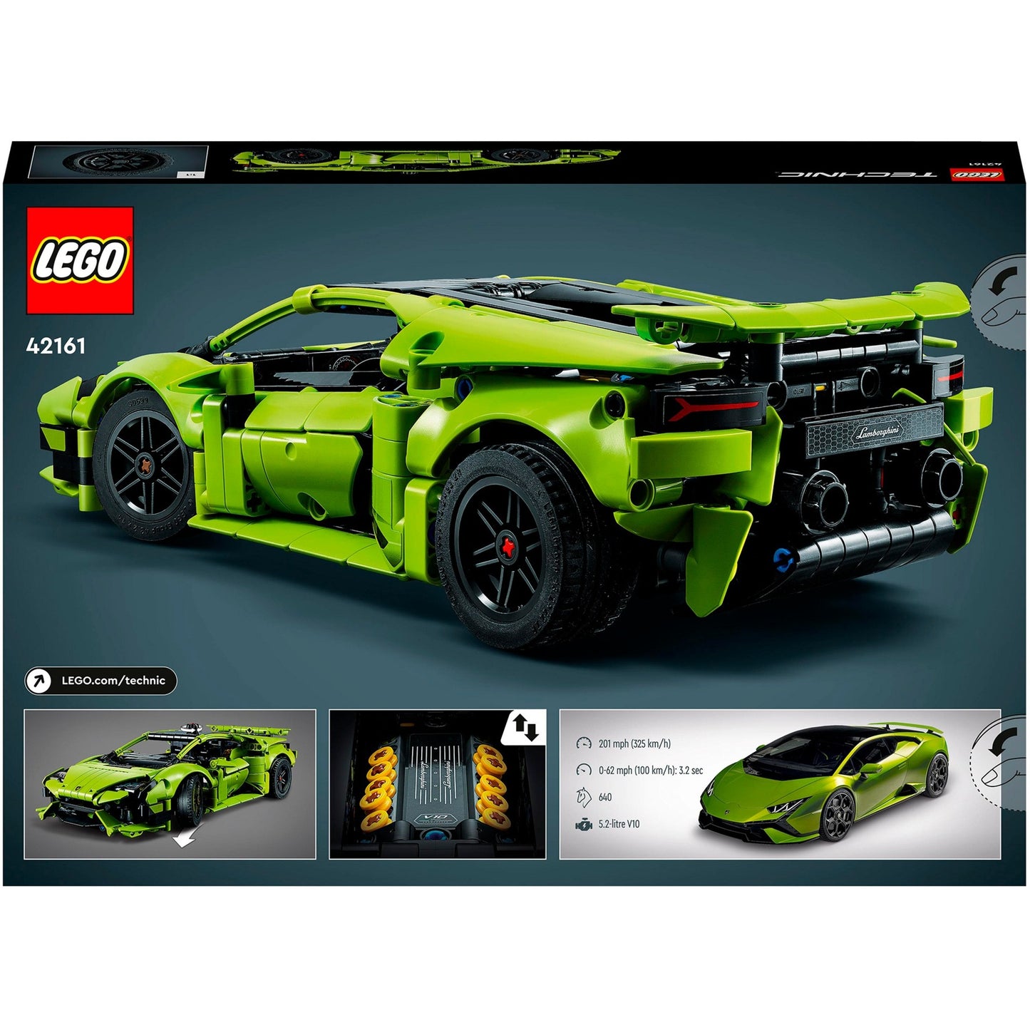 LEGO technic 42161 lamborghini huracan tecnica