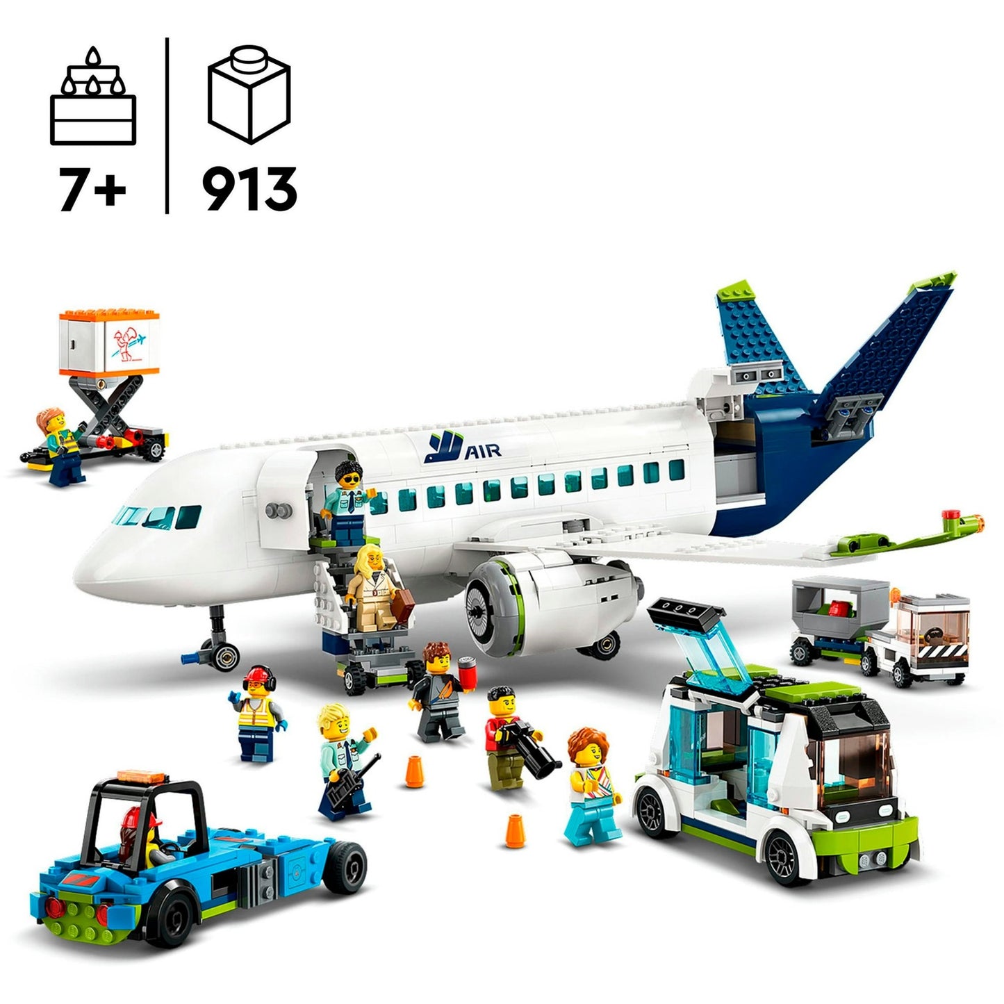 LEGO city 60367 passagiersvliegtuig