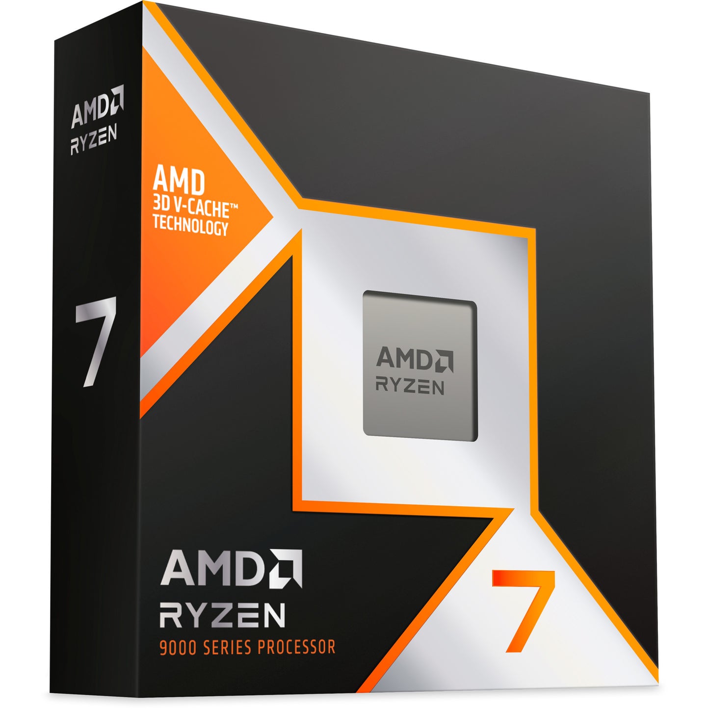 AMD ryzen 7 9850x3d, 4,7 ghz (5,6 ghz turbo boost) socket am5 processor (unlocked, boxed)