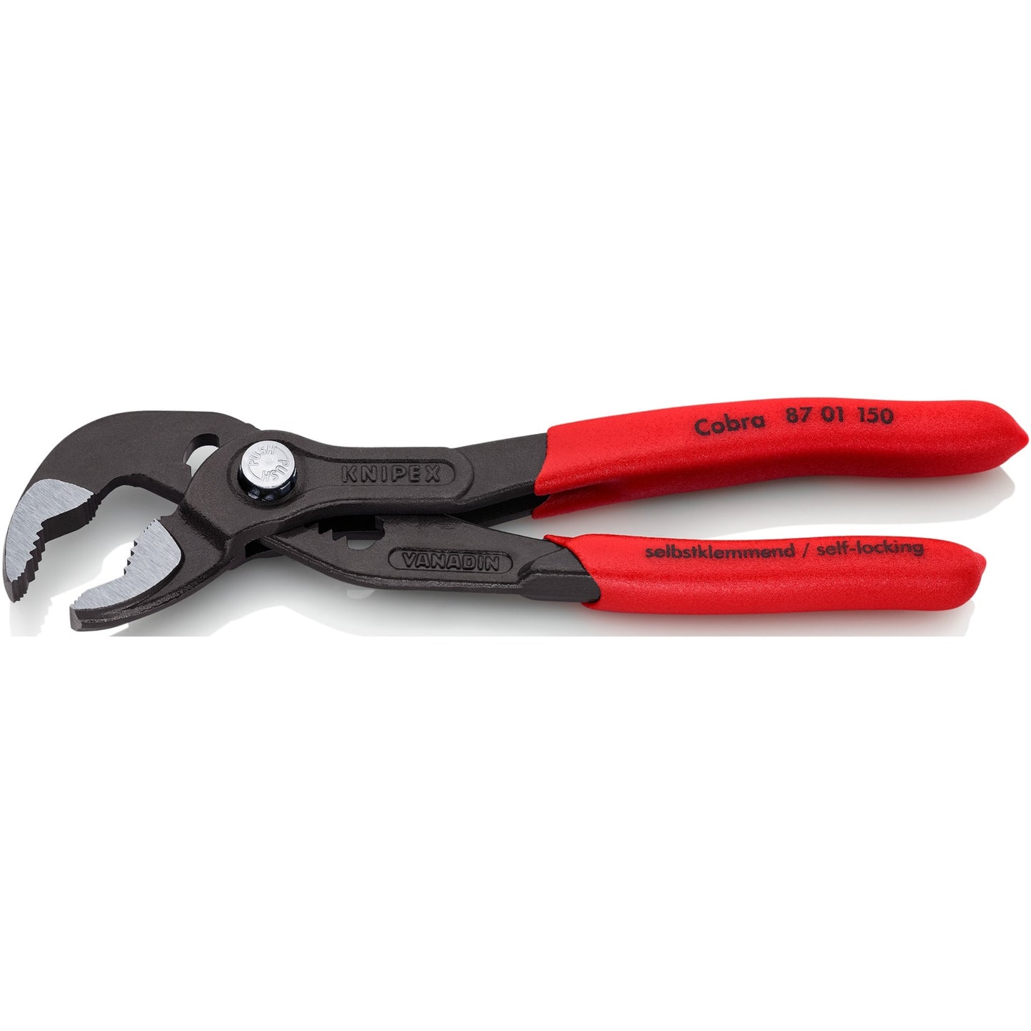 KNIPEX cobra waterpomptang 8701150 zweedse- waterpomp-tang (zwart rood, 150 mm)