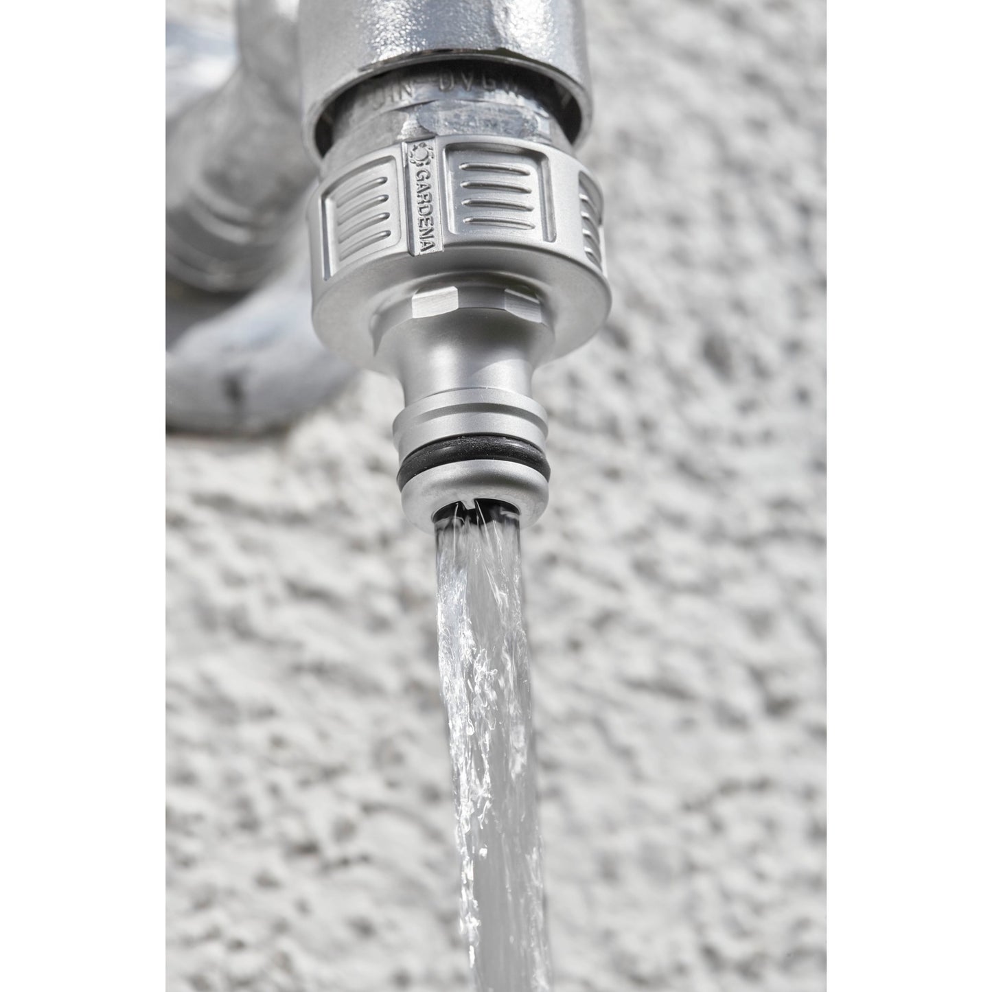 GARDENA premium kraanstuk 21 mm (g 1 2 ) (zilver, 18240-20)