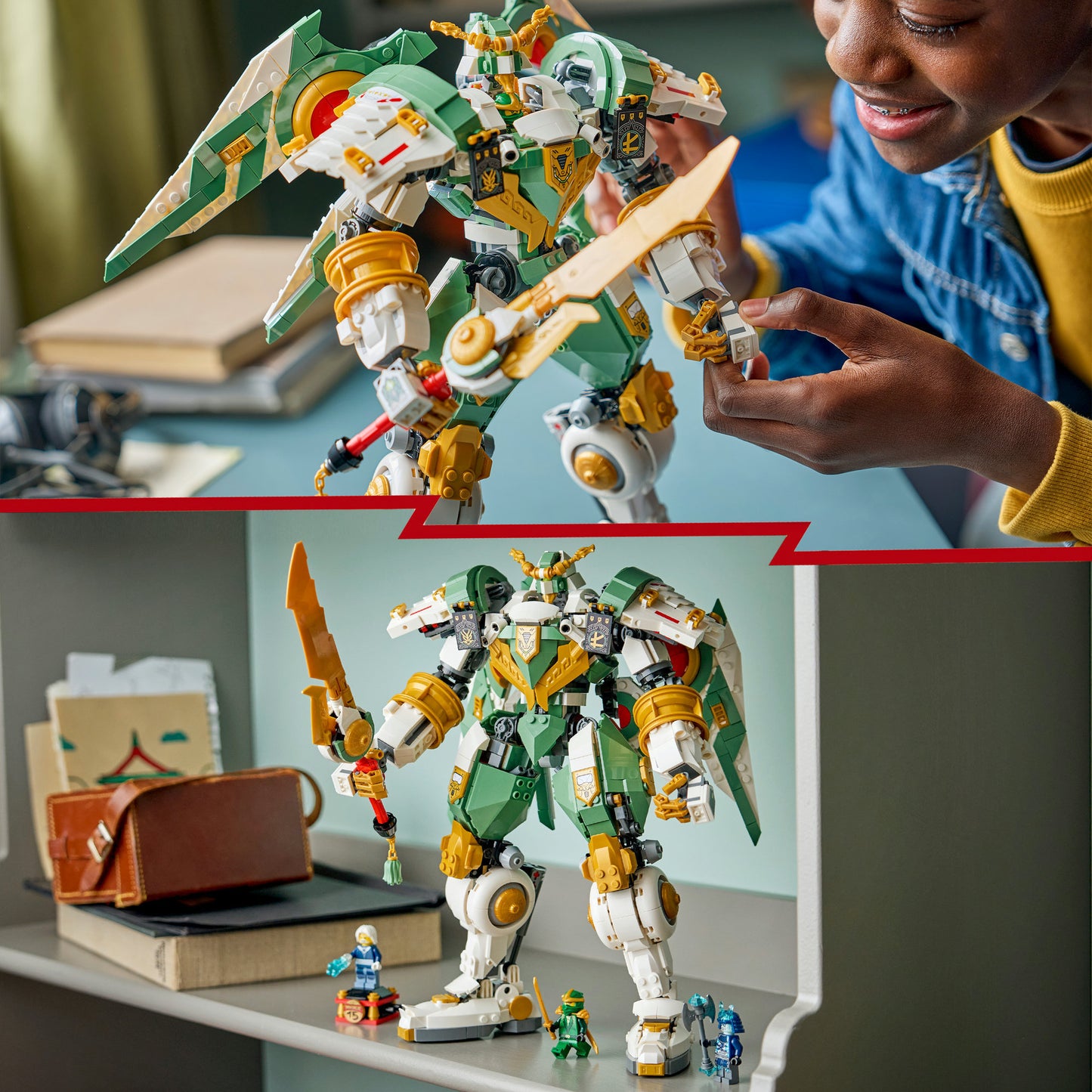 LEGO ninjago 71860 15-jarig jubileum: lloyds reusachtige mecha