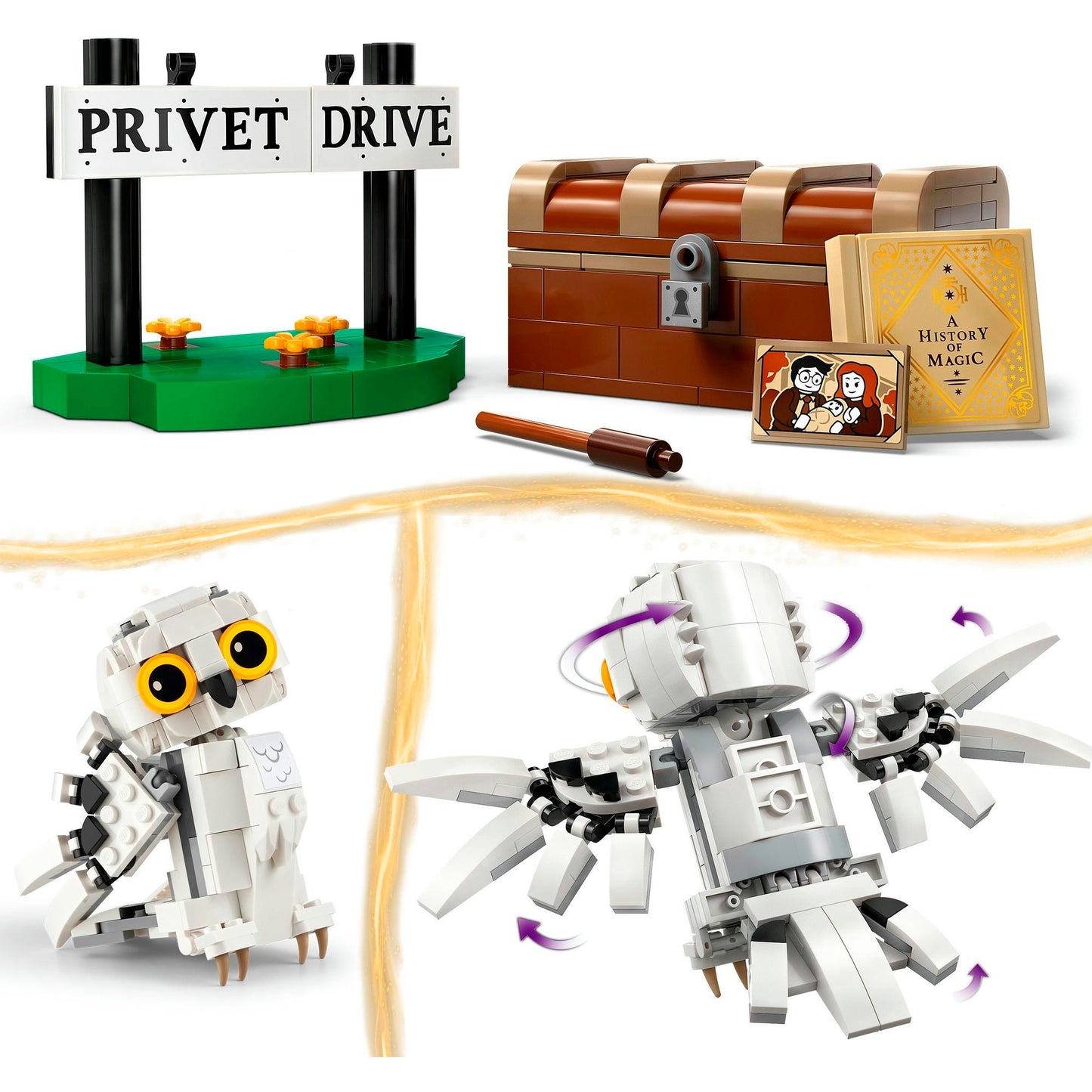 LEGO harry potter - hedwig bij ligusterlaan 4 constructiespeelgoed (76425)