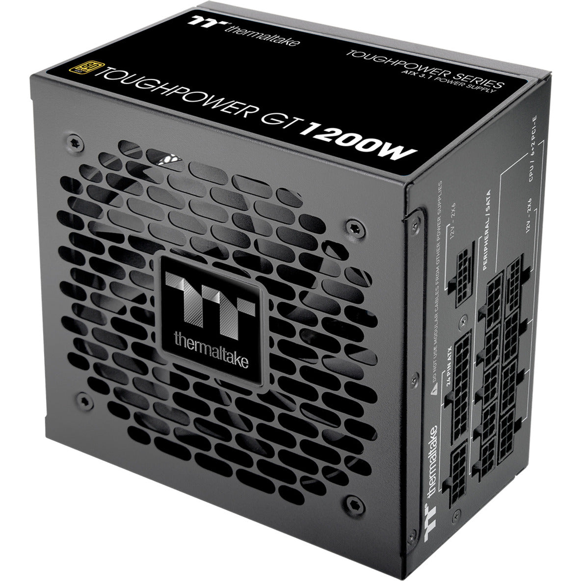 Thermaltake toughpower gt modulaire 1200 watt voeding (zwart, 5x pcie)