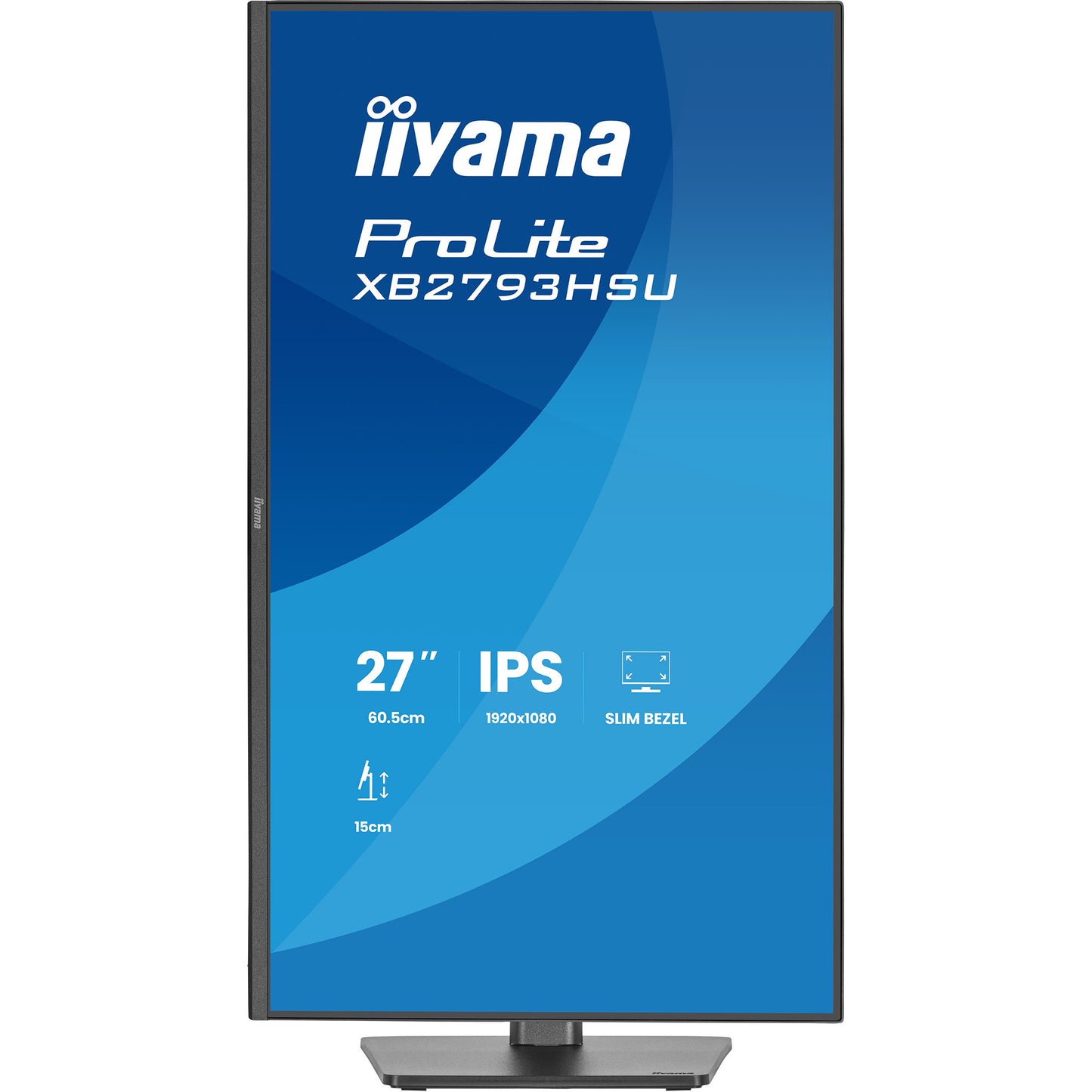 Iiyama prolite xb2793hsu-b1 27 monitor (zwart (mat), hdmi, displayport, 2x usb-a, usb-b)