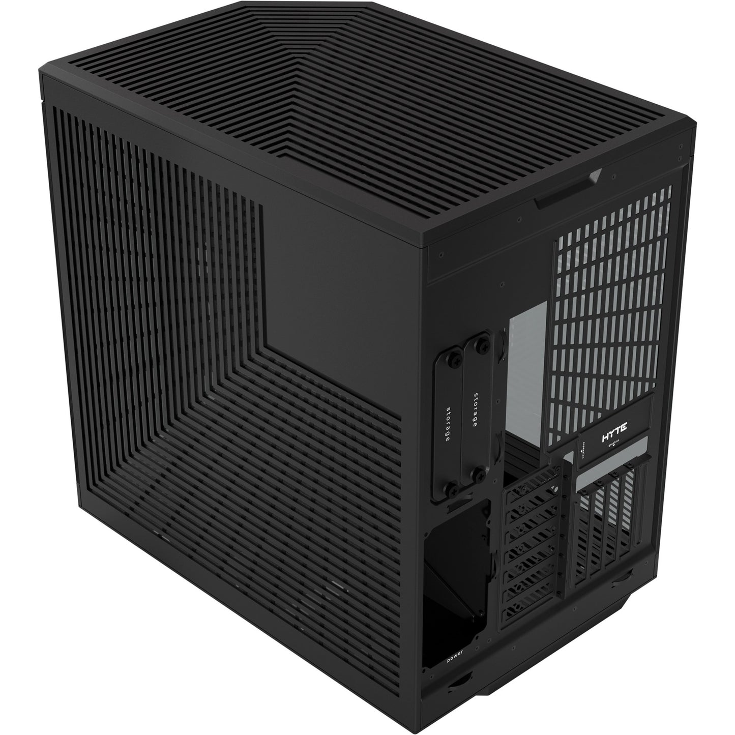 HYTE y70 midi tower behuizing (zwart | 2x usb-a | 1x usb-c | tempered glass)