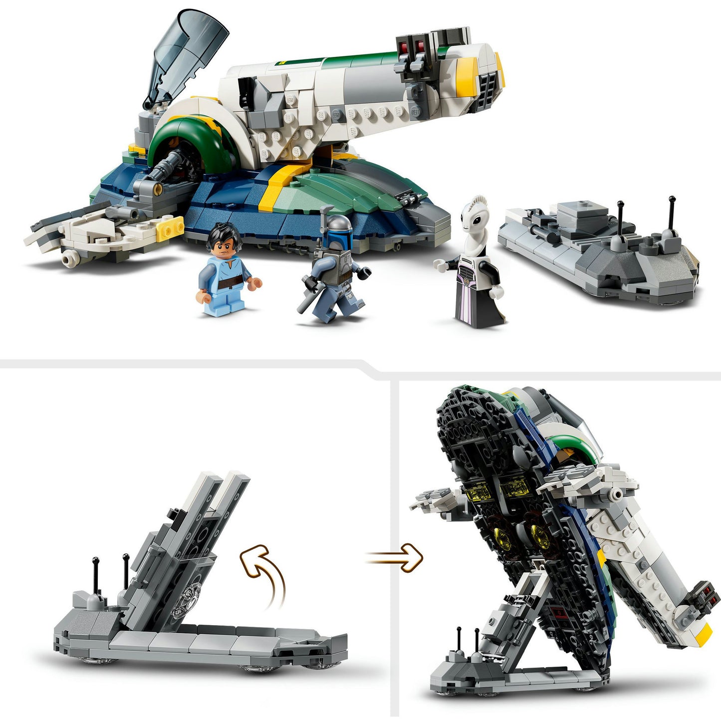 LEGO star wars 75433 jango fetts ruimteschip