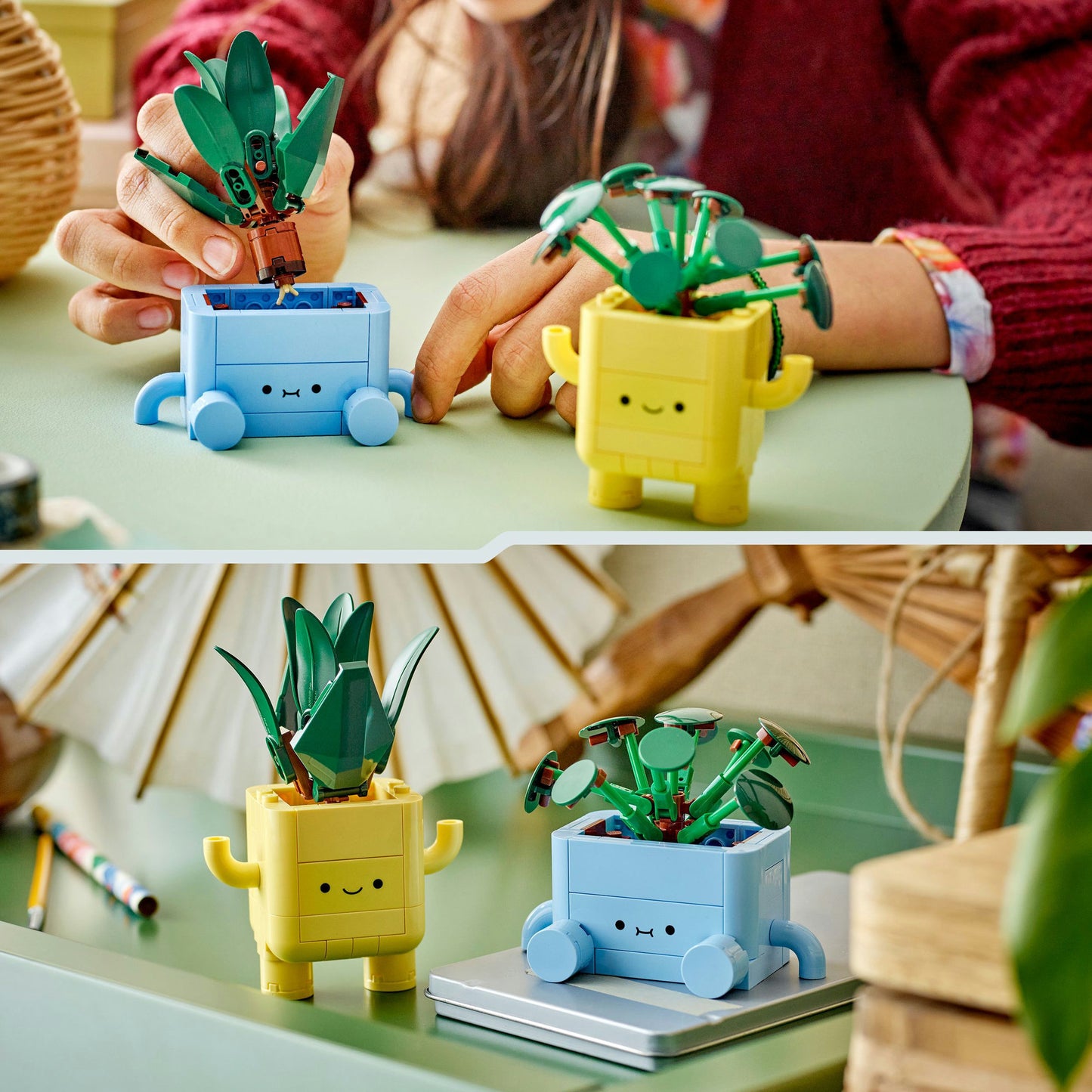 LEGO the botanical collection - vrolijke plantjes constructiespeelgoed (10349)