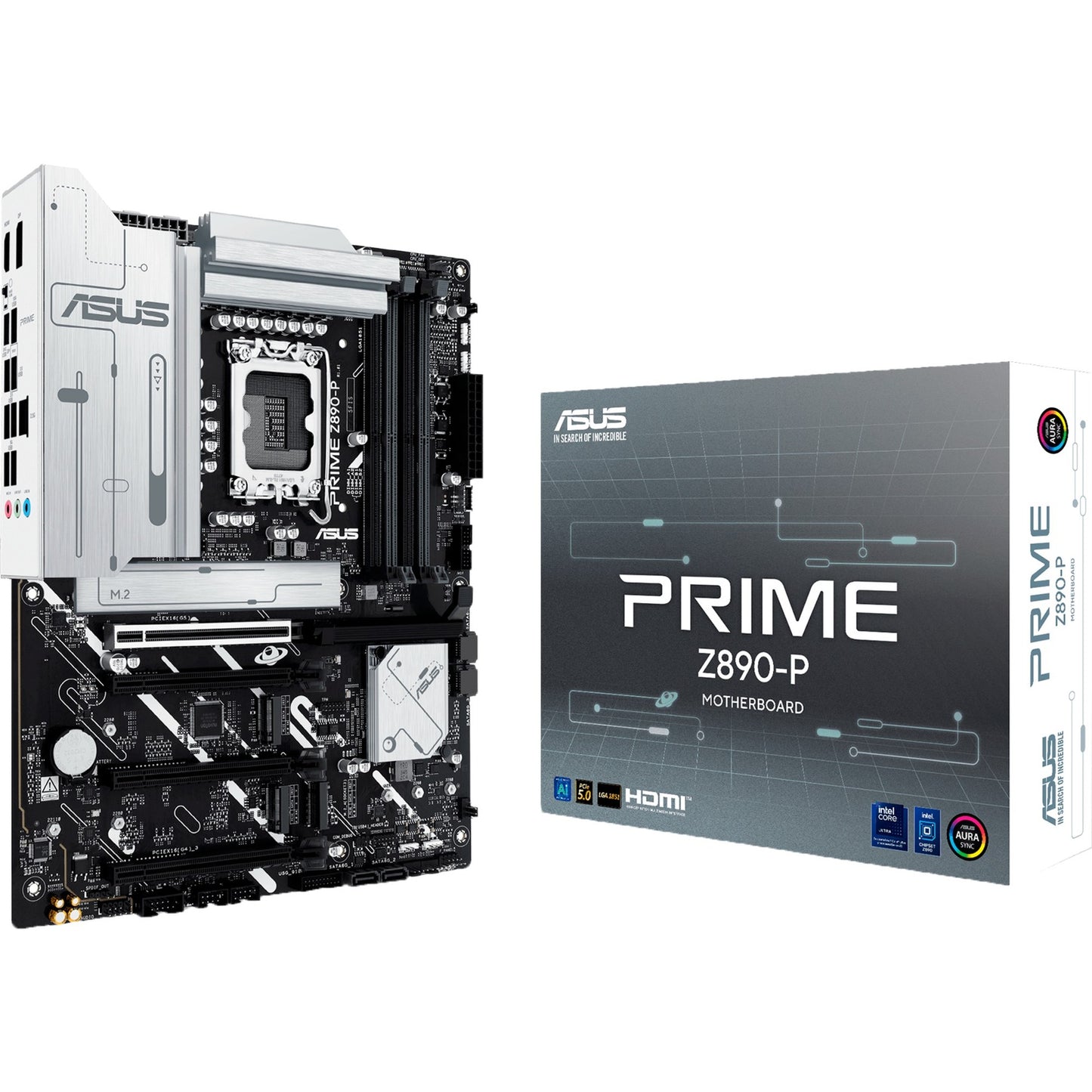 ASUS prime z890-p socket 1851 moederbord (raid, 2.5gb-lan, sound, atx)