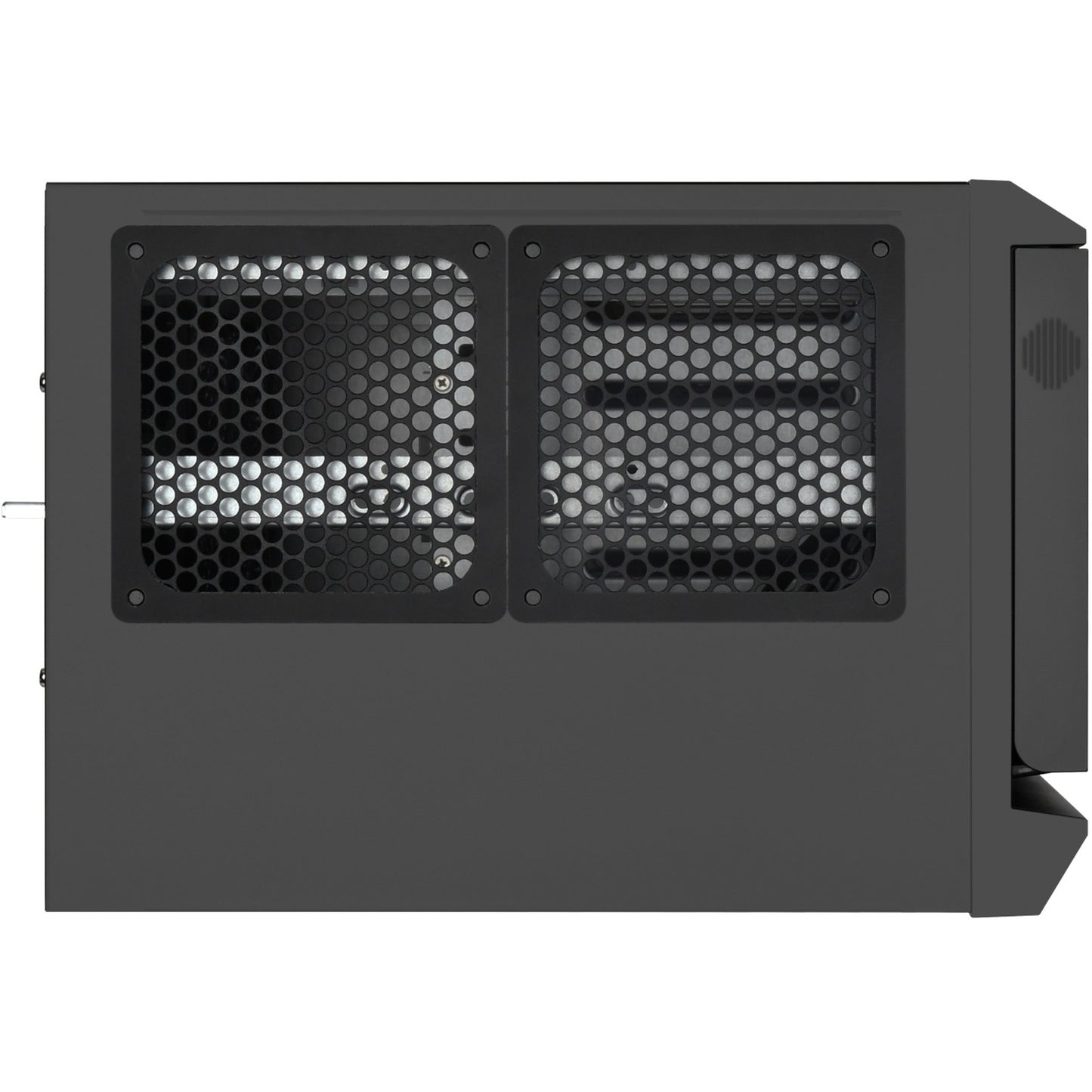 SilverStone cs381b v1.1 rack behuizing (zwart | 2x usb-a 3.2 (5 gbit s) | 2x audio)
