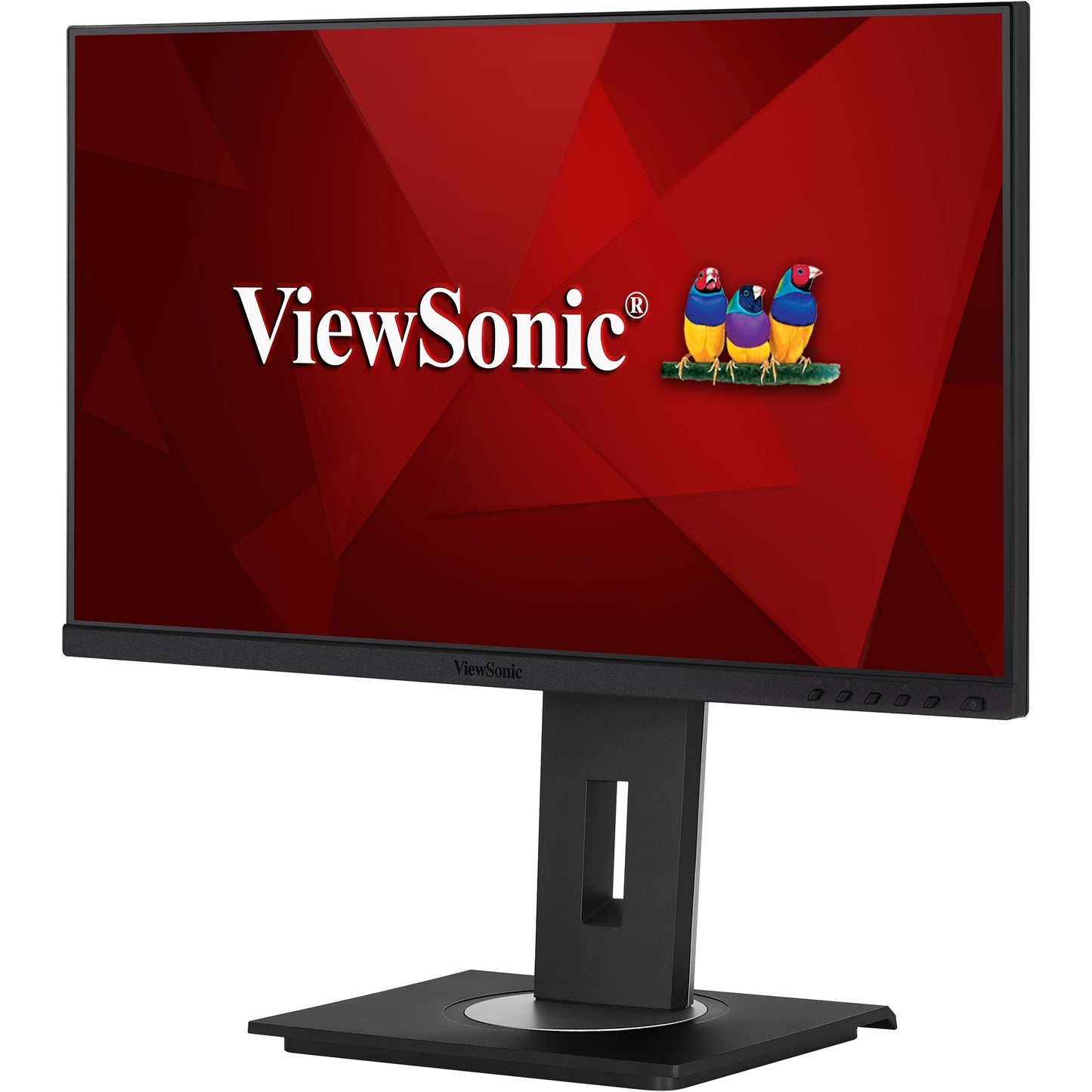 ViewSonic vg2448a-2 24 monitor (zwart (mat) zilver, 1x hdmi, 1x displayport, usb-c, usb-a, sound, 100hz)