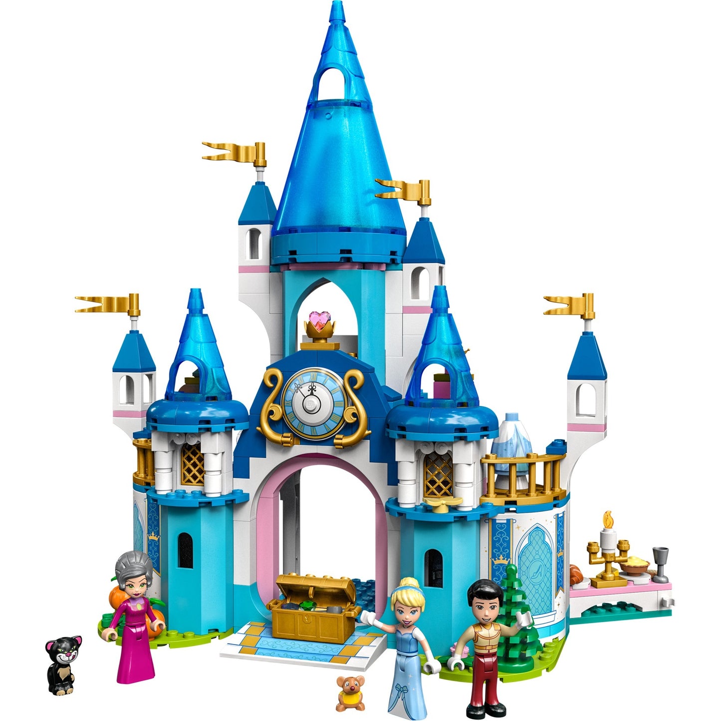 LEGO disney princess - het kasteel van assepoester en de knappe prins constructiespeelgoed (43206)