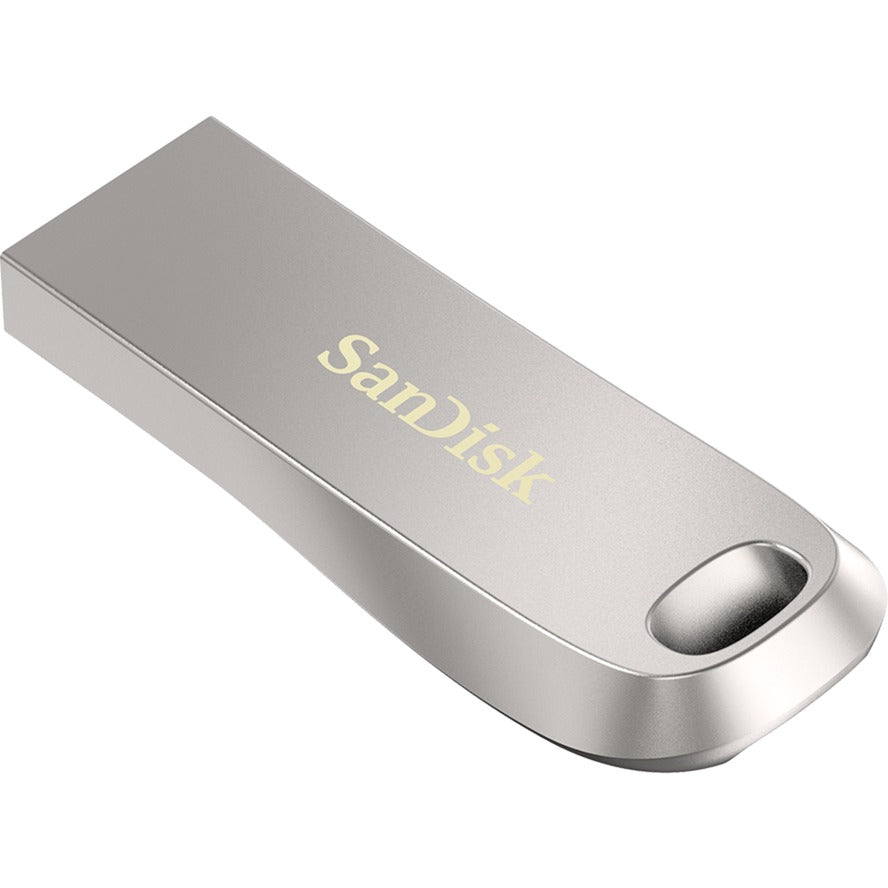 SanDisk ultra luxe usb 3.1, 128 gb usb-stick (zilver)