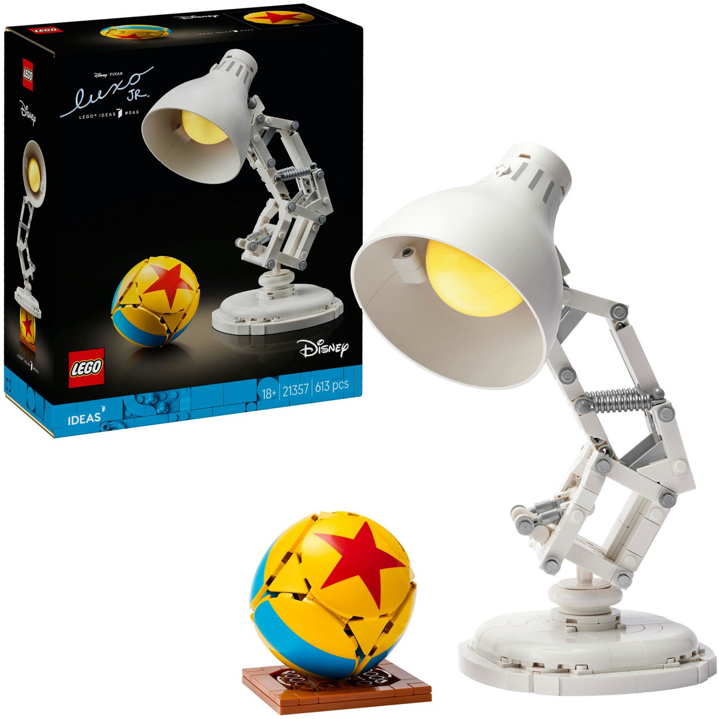 LEGO ideas 21357 disney pixar luxo jr.