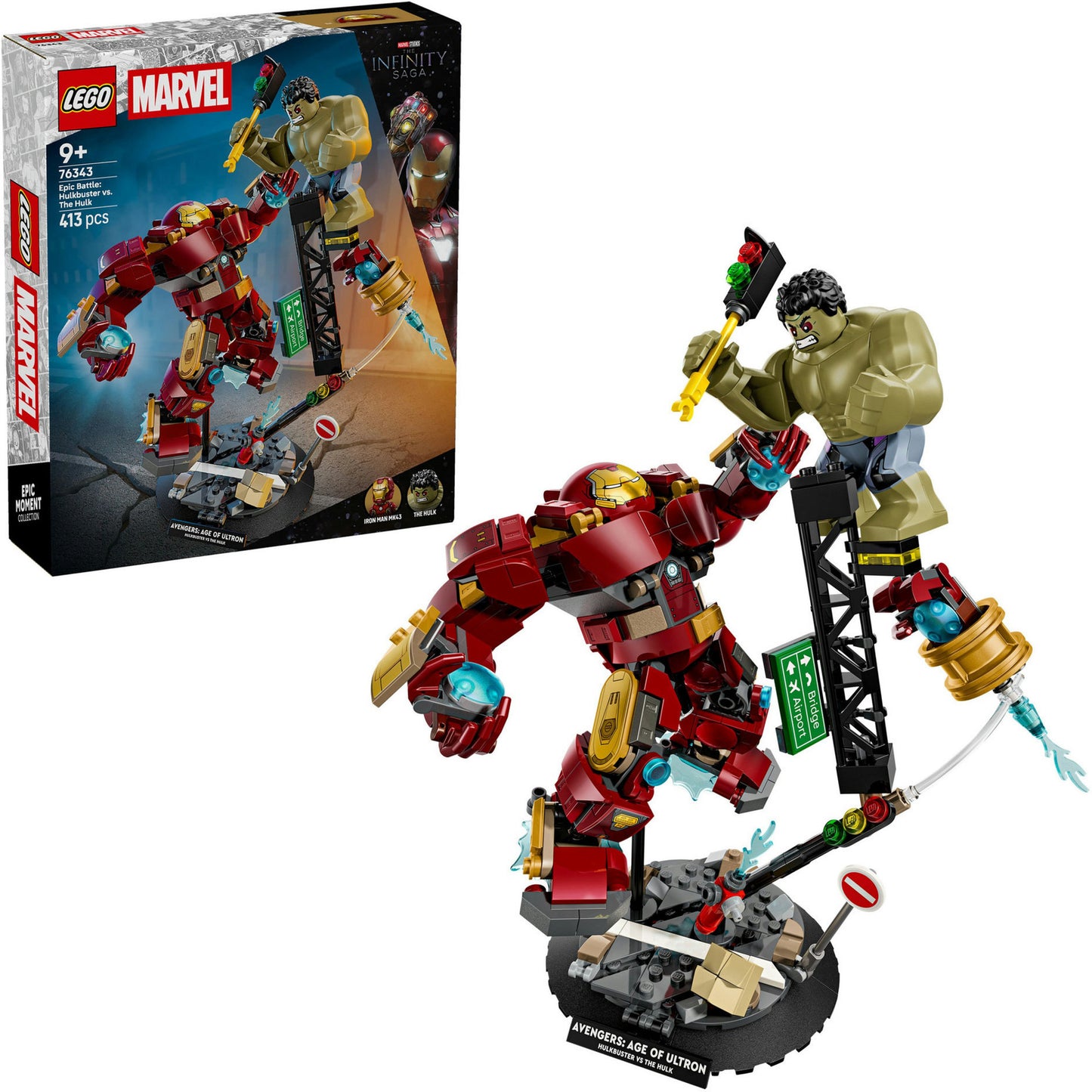 LEGO super heroes 76343 marvel ultieme strijd: hulkbuster vs. hulk