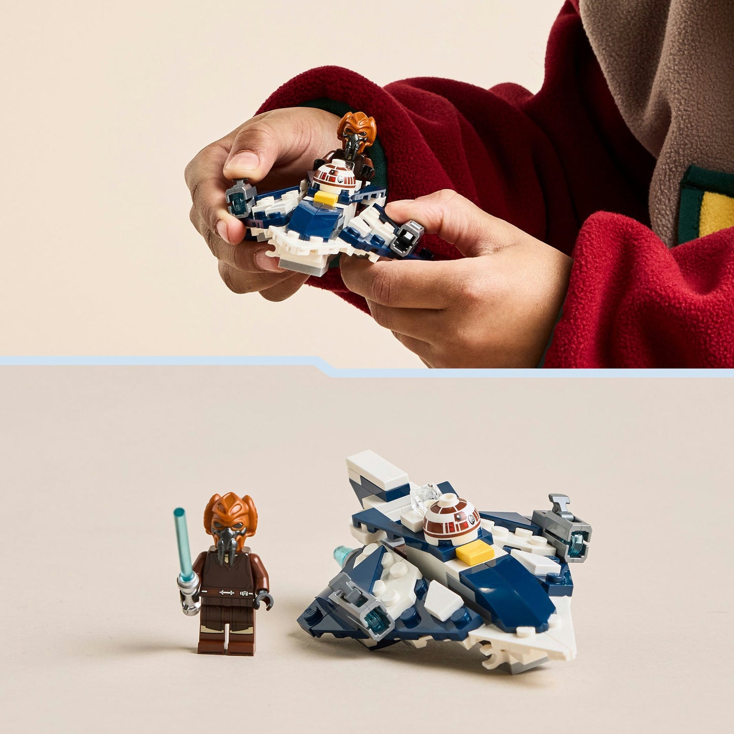 LEGO star wars 75400 plo koons jedi starfighter microfighter