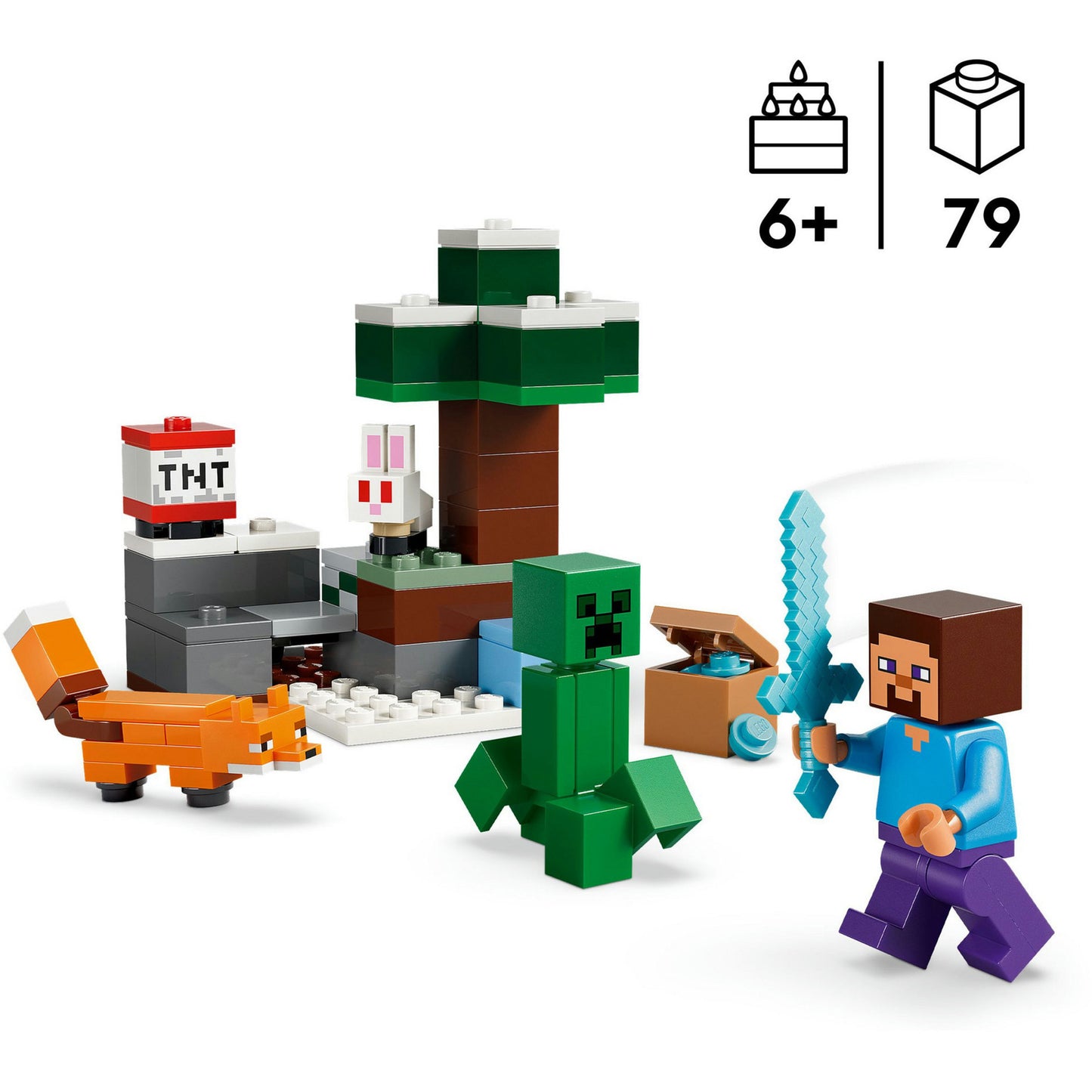 LEGO minecraft 21583 steves taiga-avontuur