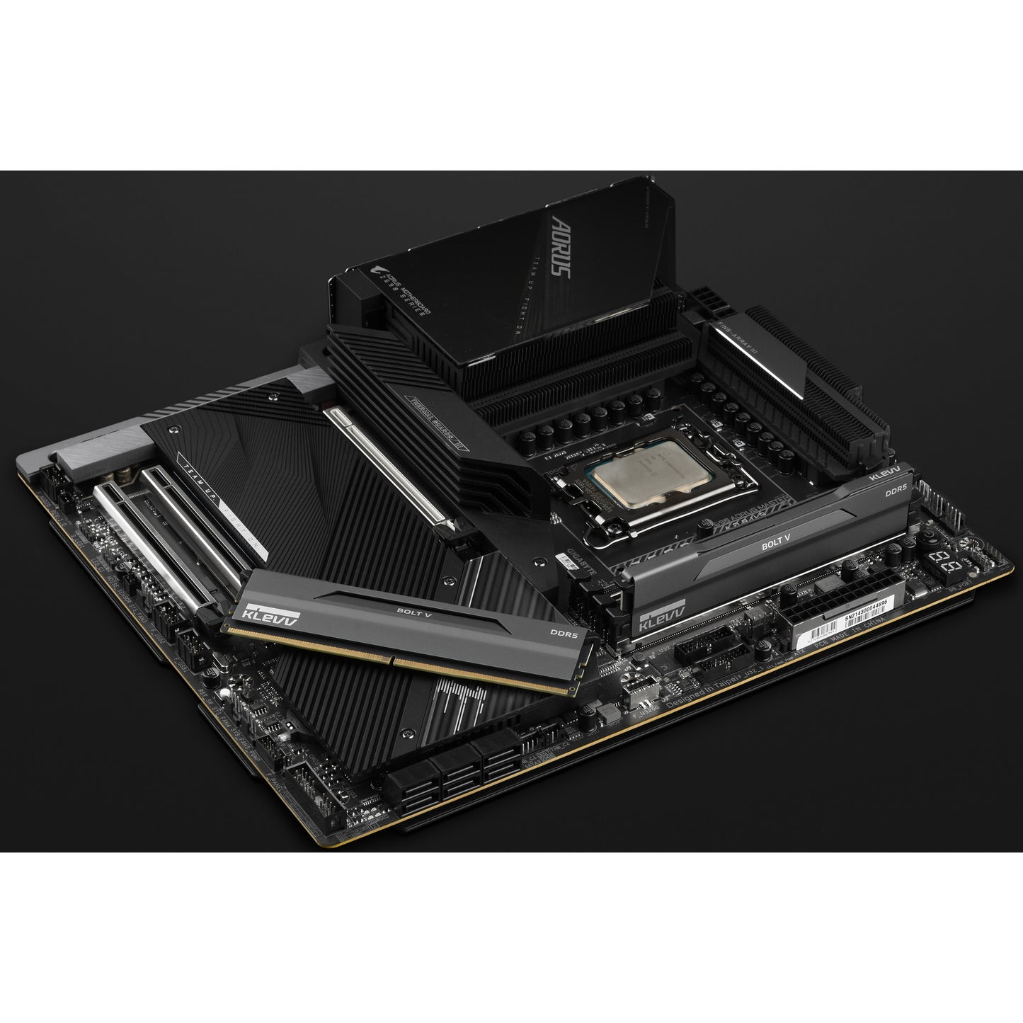 KLEVV bolt v 32 gb ddr5-6000 (2x 16 gb) werkgeheugen (zwart, kd5agu880-60a300h, xmp 3.0, expo)