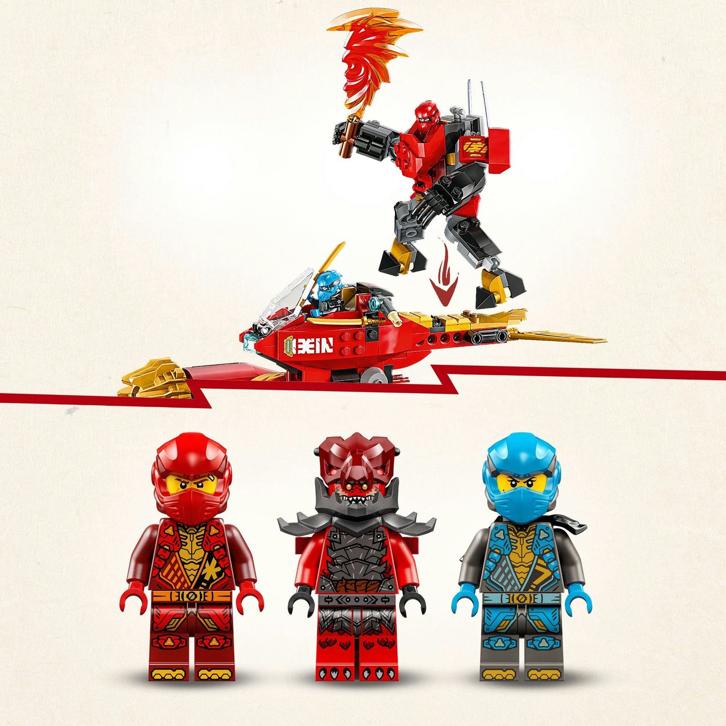 LEGO ninjago 71830 kai's mechastormvoertuig