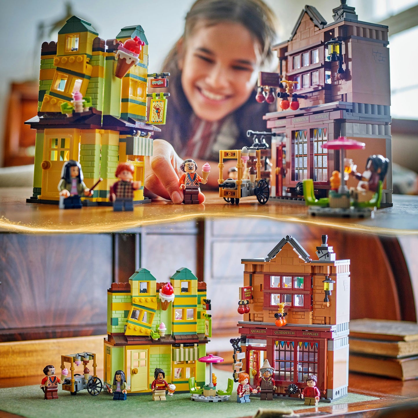 LEGO harry potter - zwik zwachtels zwerkbalpaleis en ijssalon constructiespeelgoed (76452)