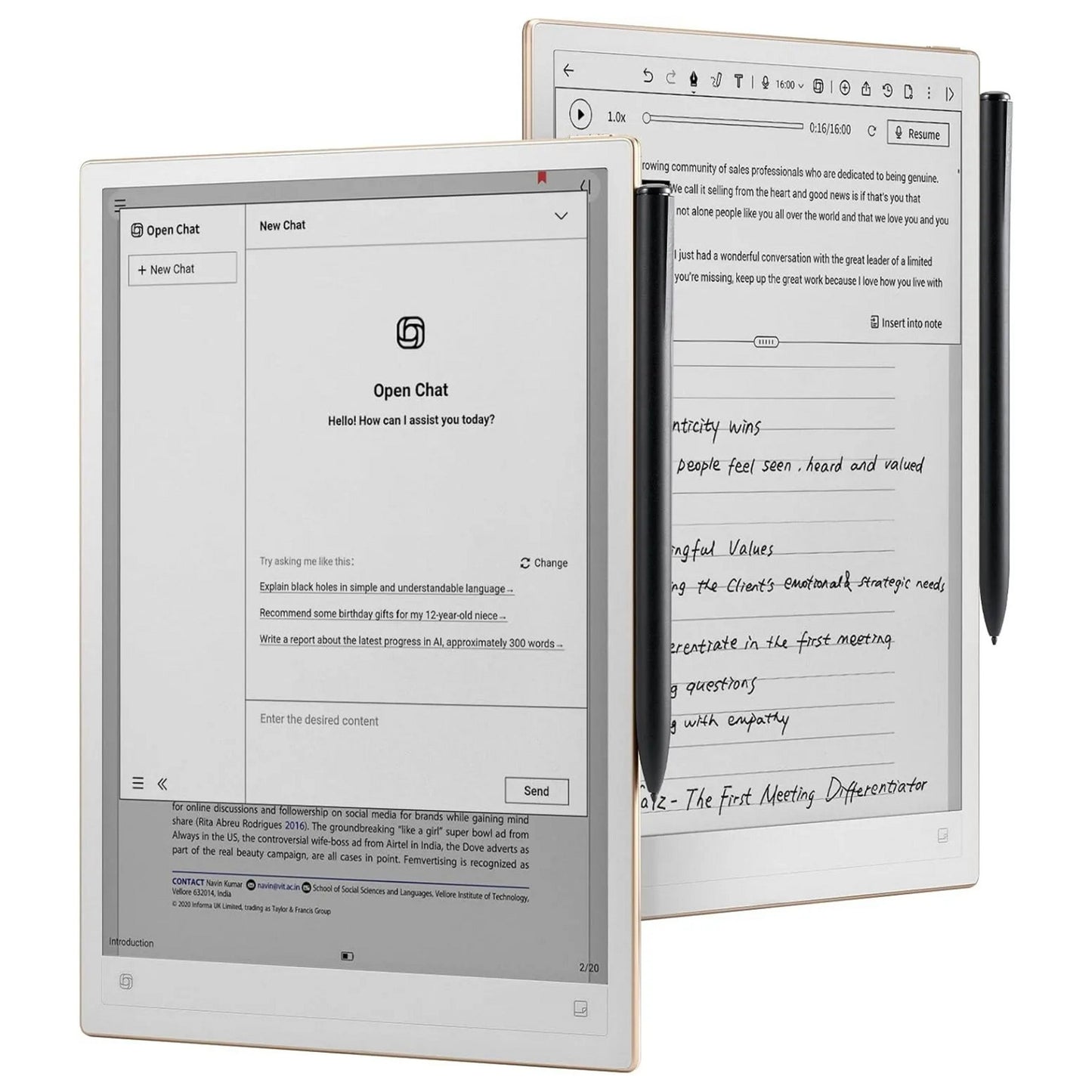 iFlytek AINOTE 2 10.65 tablet (Zwart | 64 GB | Android 14 | Wi-Fi 6)