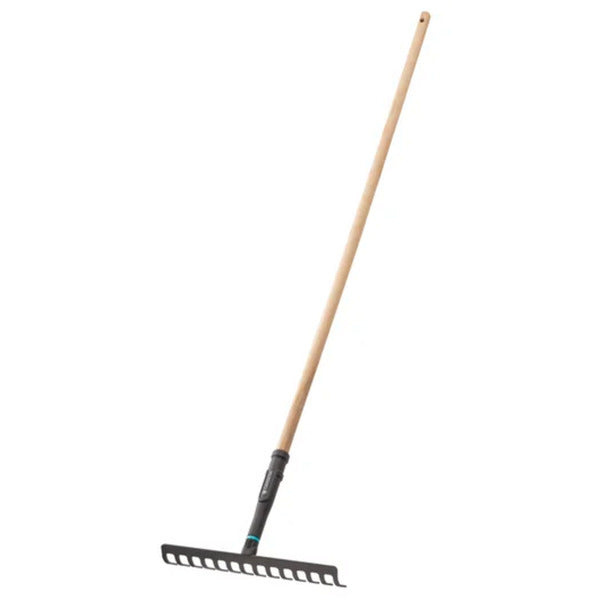 GARDENA pureline hark 36 cm fsc 100% (donkergrijs houtkleur, 17306-20)