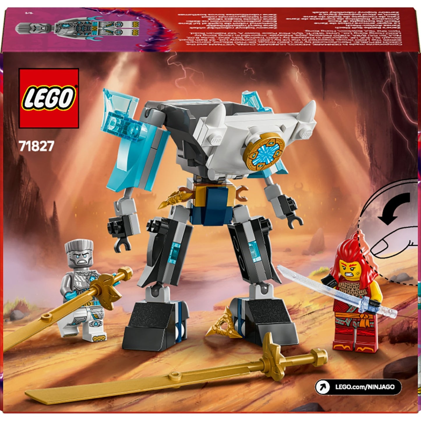 LEGO ninjago 71827 zane's strijdmecha