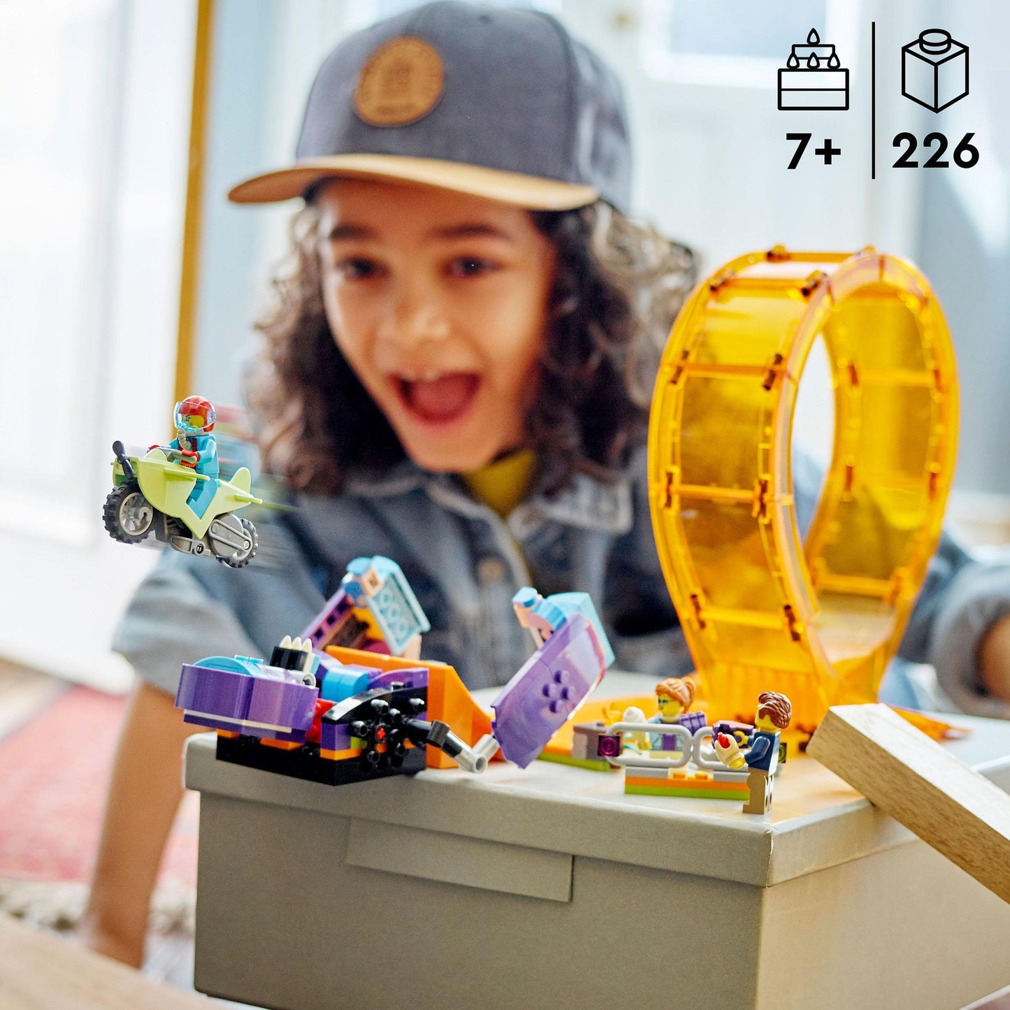 LEGO city - chimpansee stuntlooping constructiespeelgoed (60338)