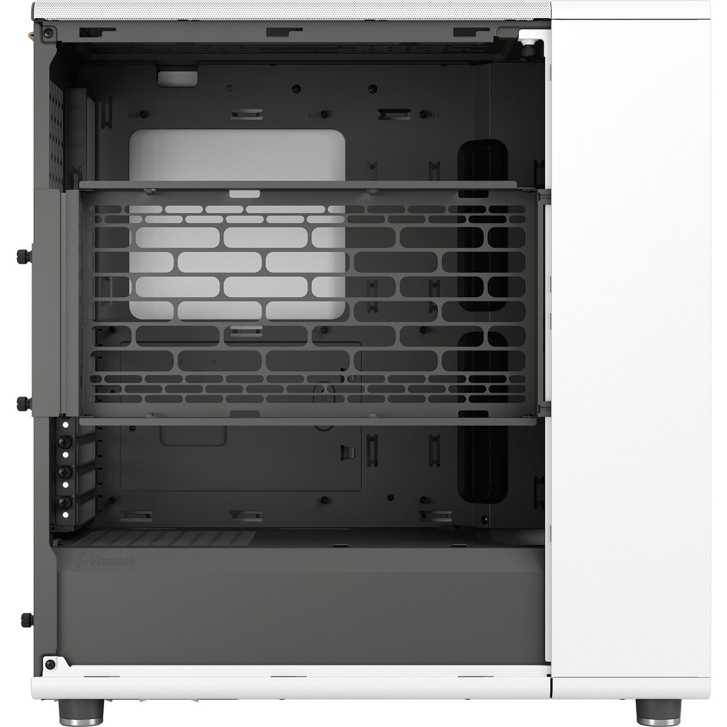 Fractal Design north midi tower behuizing (wit houtkleur | 2x usb-a | 1x usb-c)