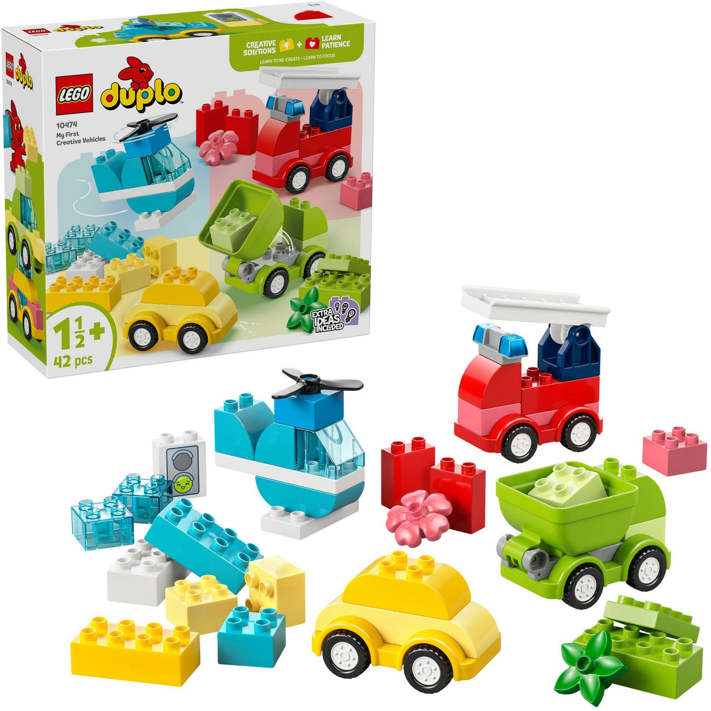 LEGO duplo - creatieve voertuigen constructiespeelgoed (10474)