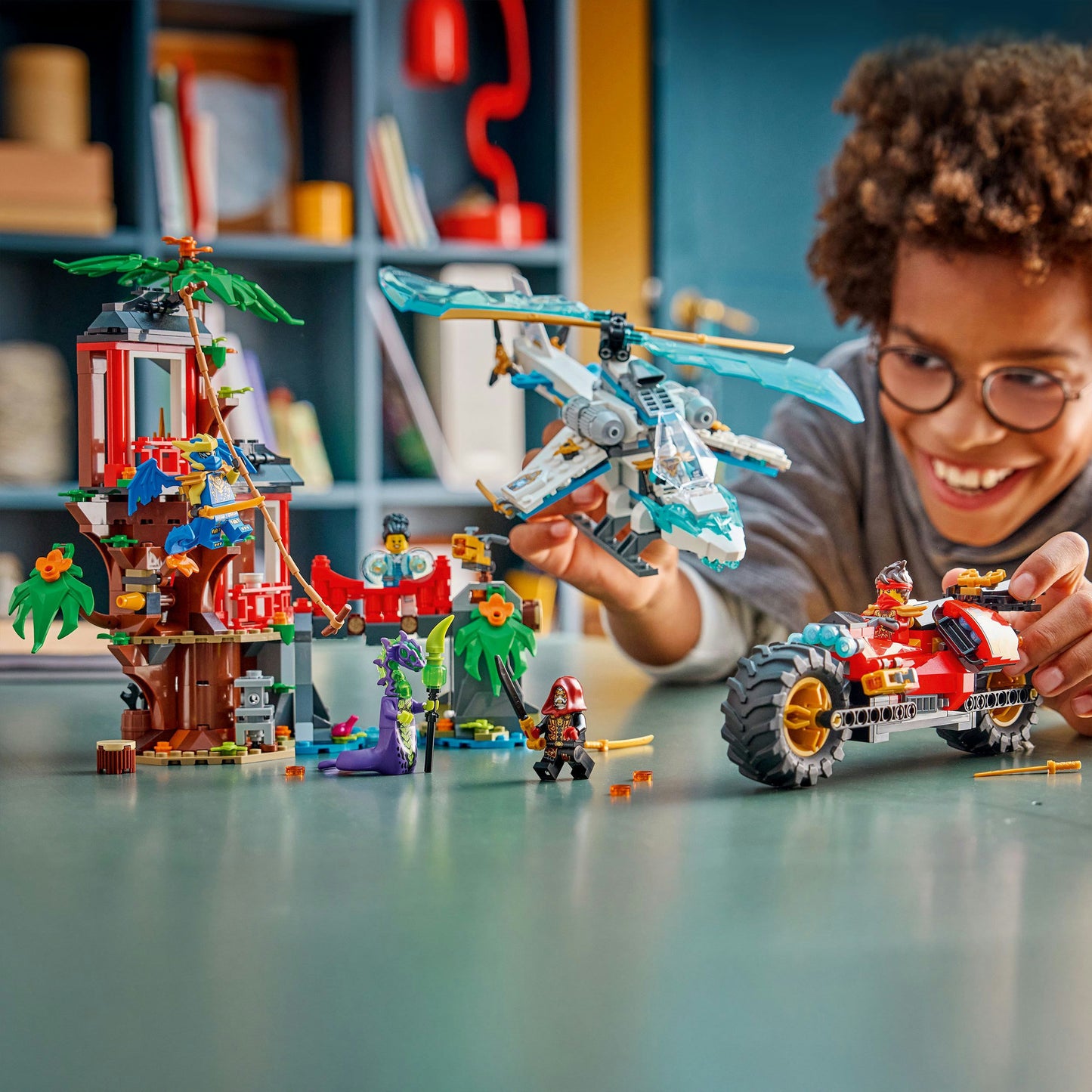 LEGO ninjago - ninjavoertuigen bij de boomhut constructiespeelgoed (71857)