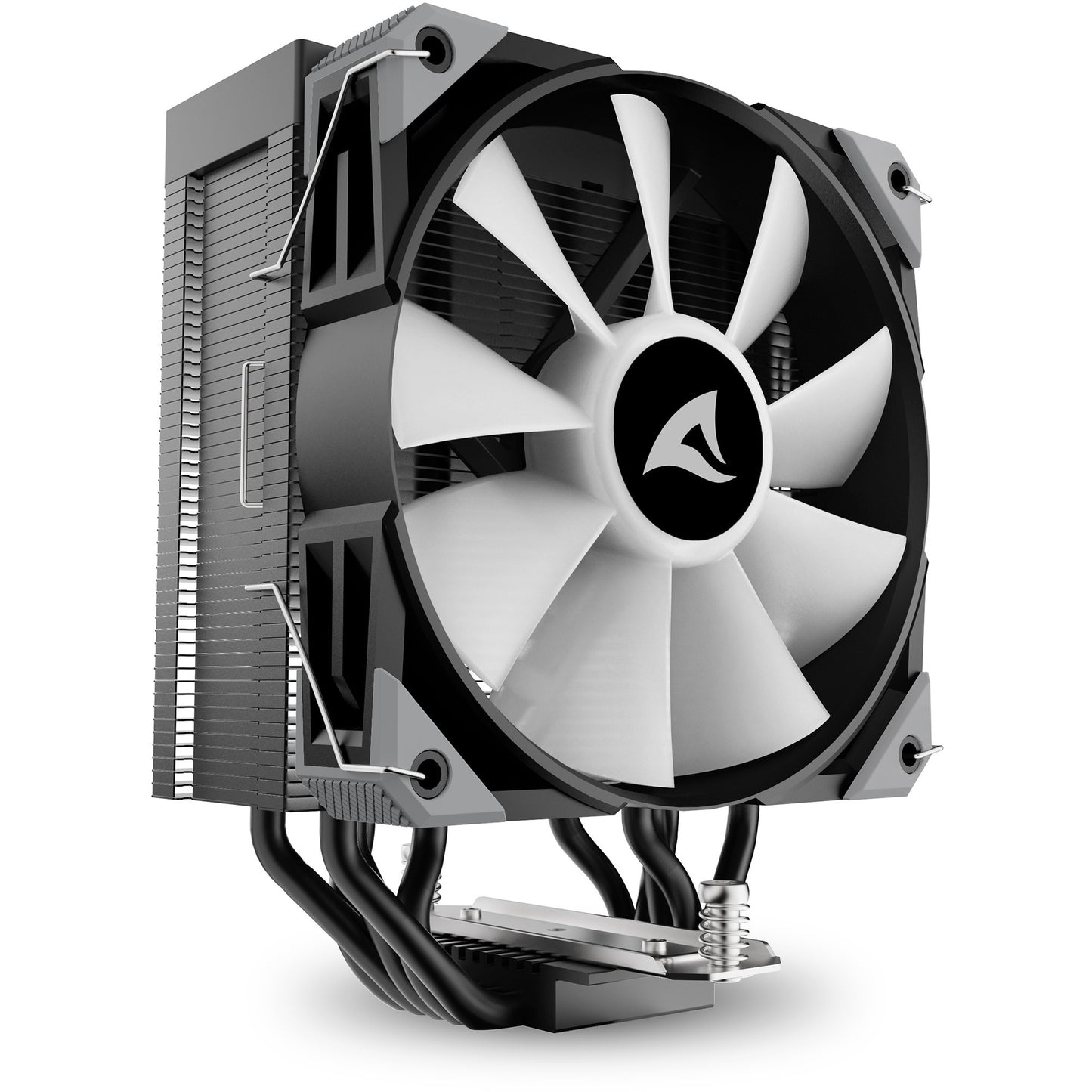 Sharkoon a50 rgb cpu-koeler (zwart, 4-pins pwm fan-connector)