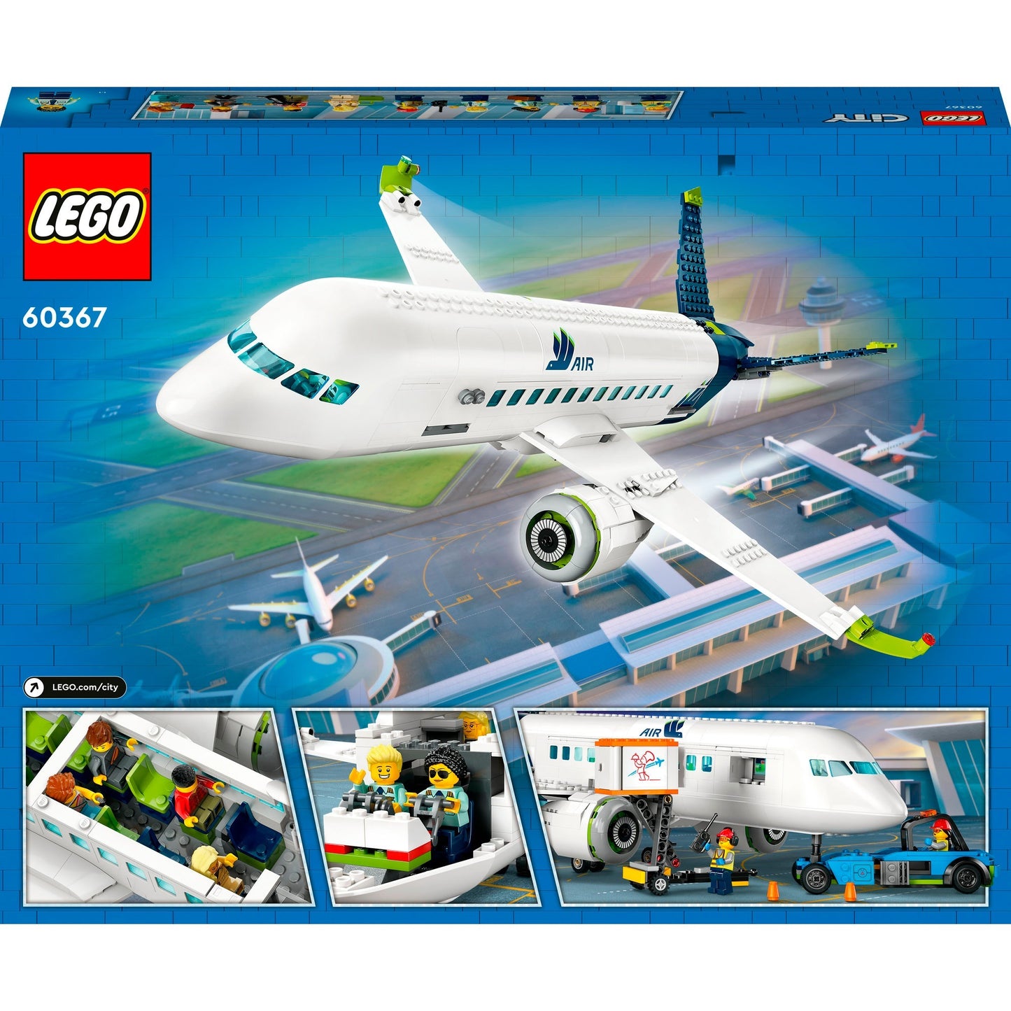 LEGO city 60367 passagiersvliegtuig