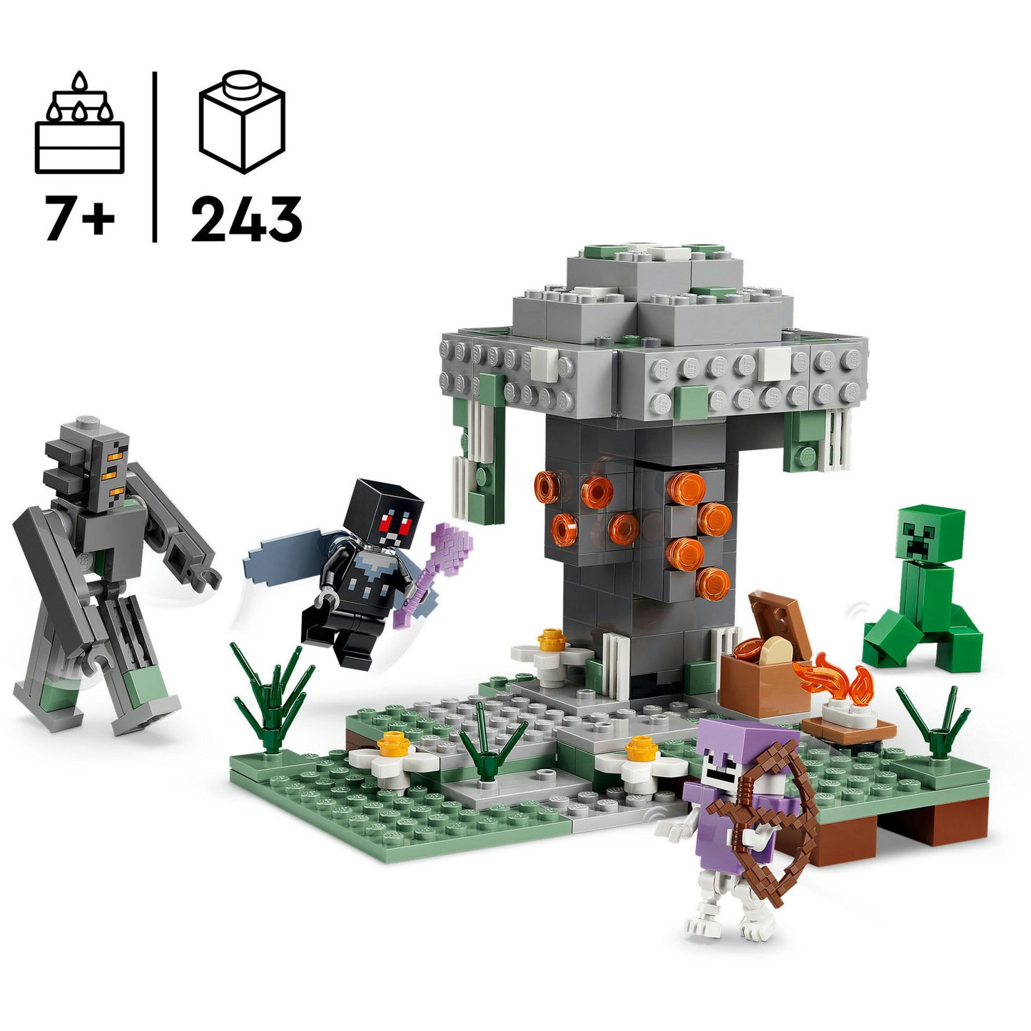 LEGO minecraft 21586 de bleke tuin