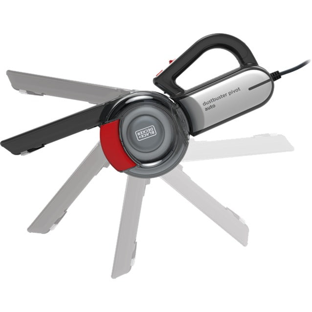 BLACK+DECKER auto kruimeldief pv1200av handstofzuiger (zwart rood)
