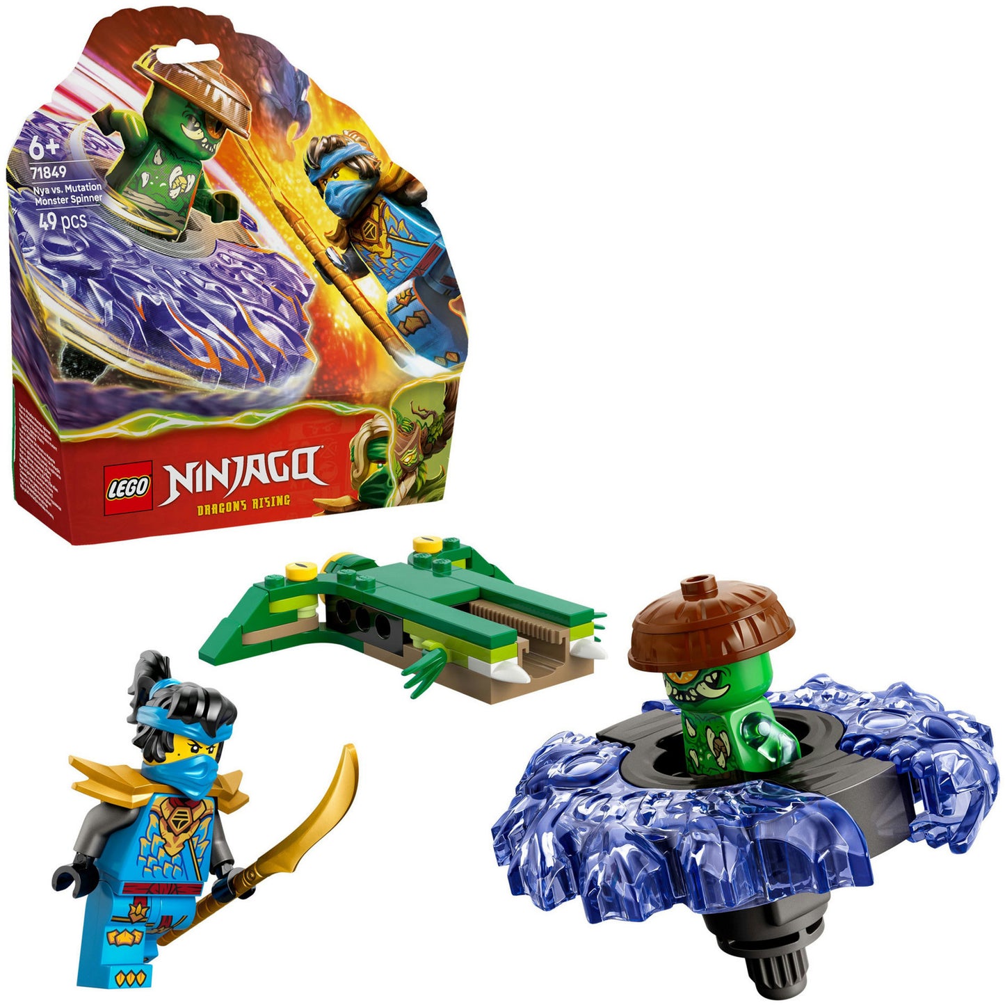 LEGO ninjago 71849 nya vs. elementaire monsterspinner