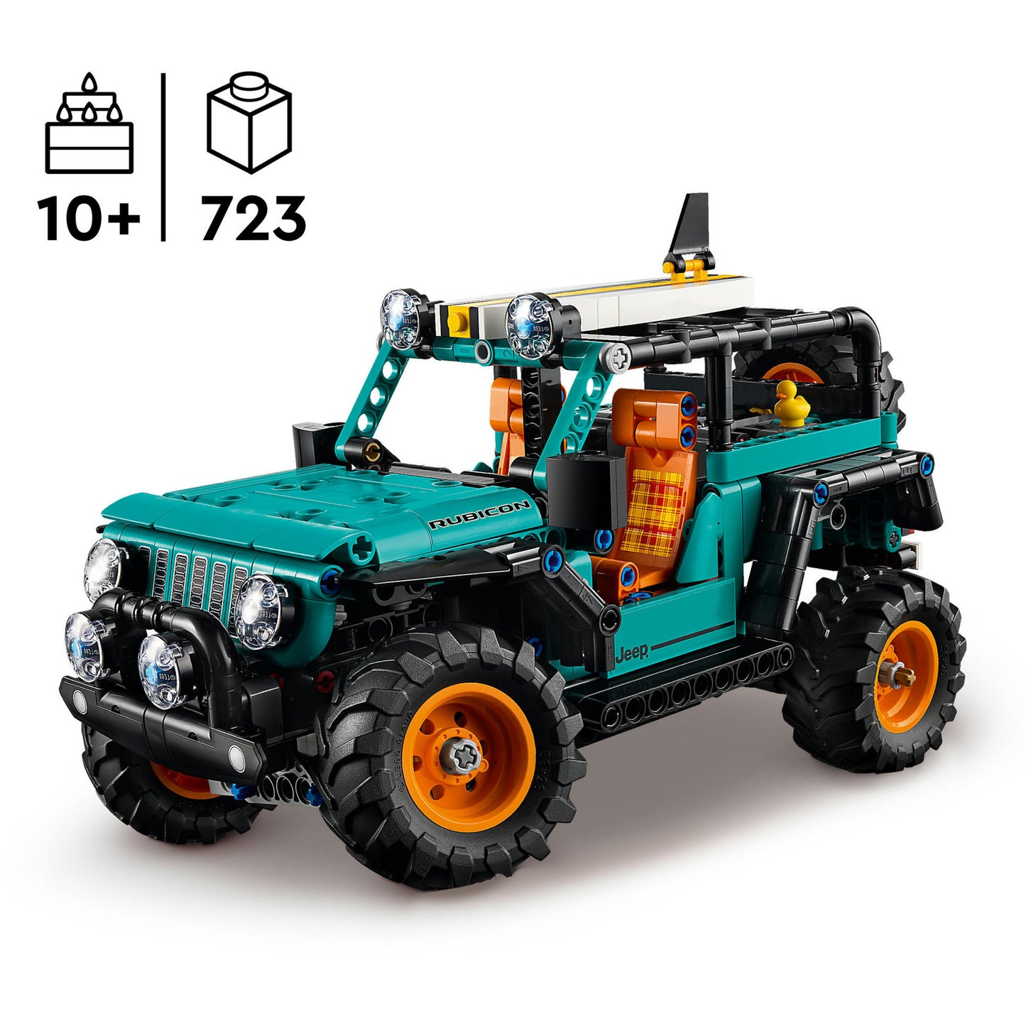 LEGO technic 42227 jeep wrangler rubicon terreinwagen