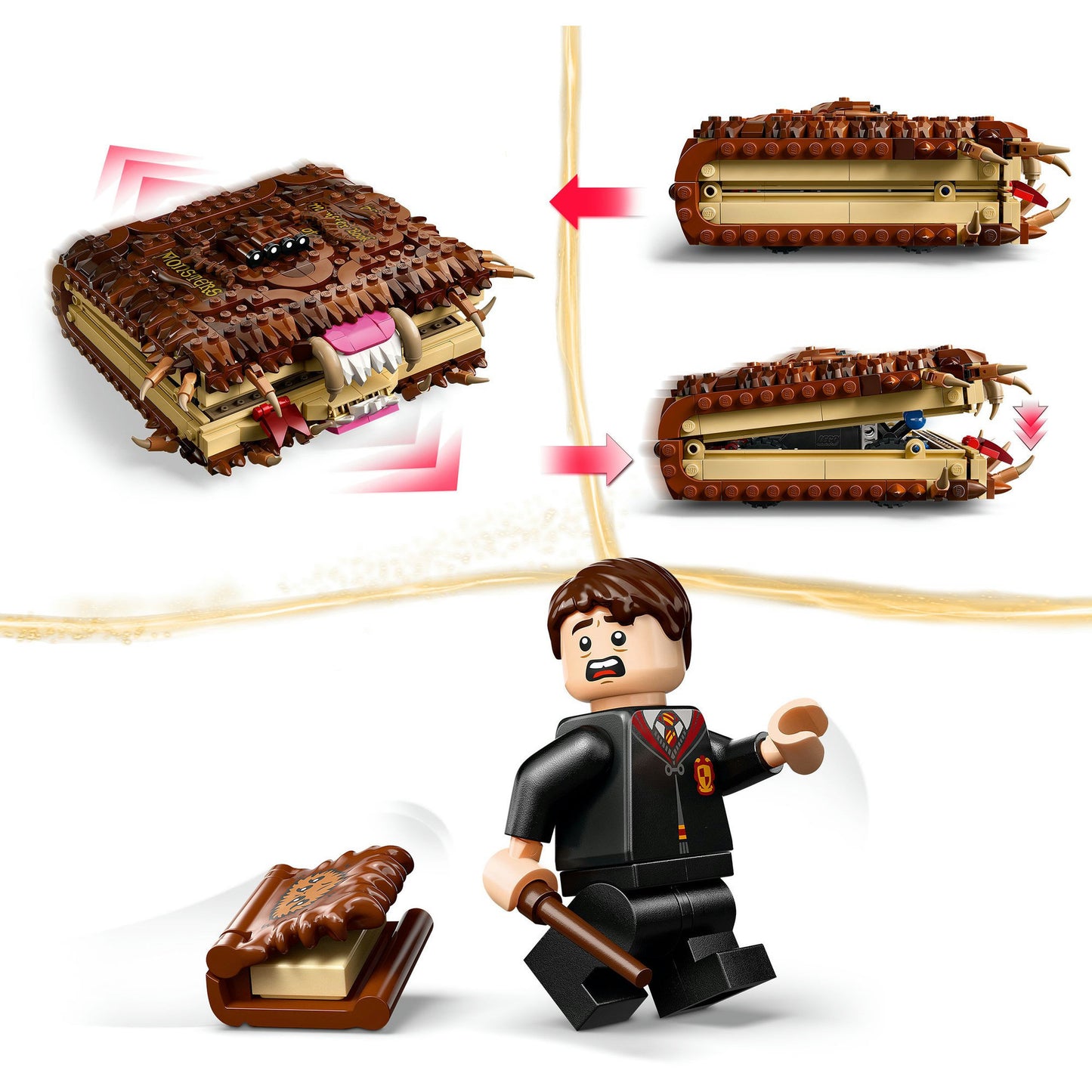 LEGO harry potter - het monsterlijke monsterboek constructiespeelgoed (76449)