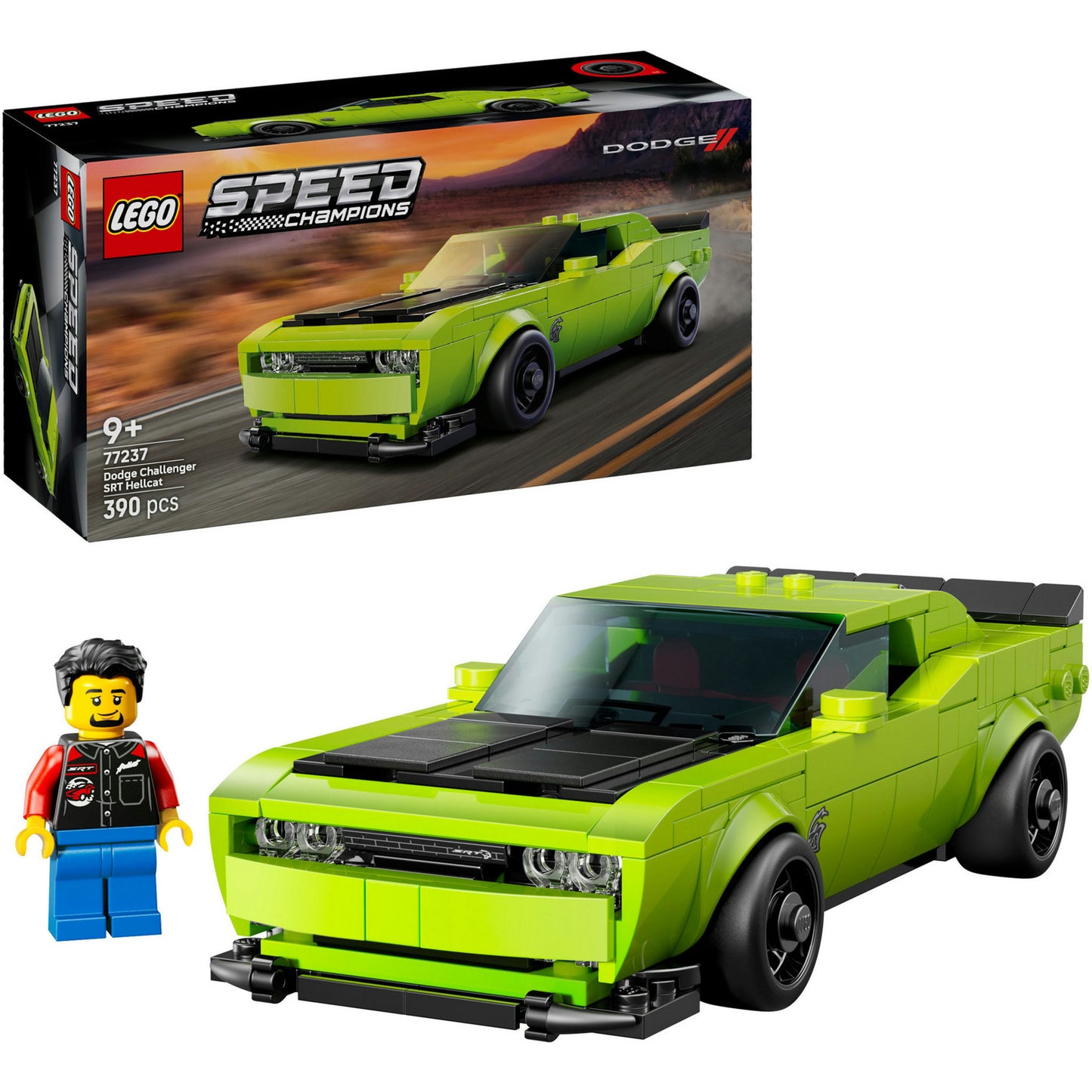 LEGO ® speed champions dodge challenger srt hellcat sportauto - 77237