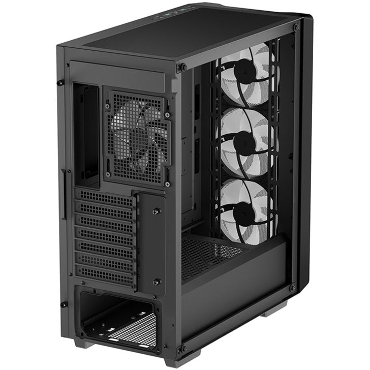 DeepCool cc560 mesh v2 midi tower behuizing (zwart | 2x usb-a | rgb | window)