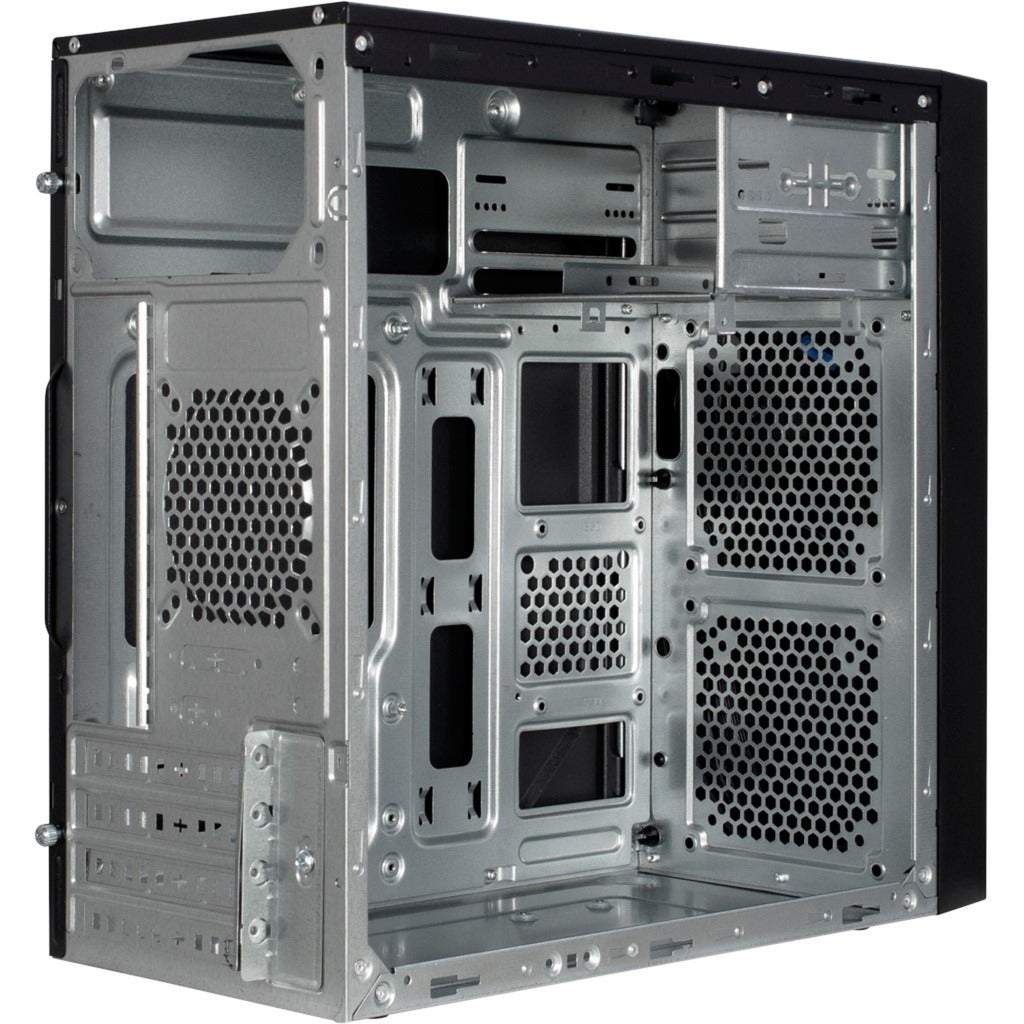 Inter-Tech it-6505 reto mini tower behuizing (zwart | 2x usb-a)