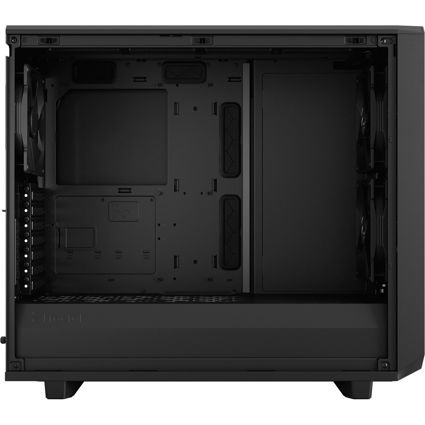 Fractal Design meshify 2 midi tower behuizing (zwart | 2x usb-a | 1x usb-c)
