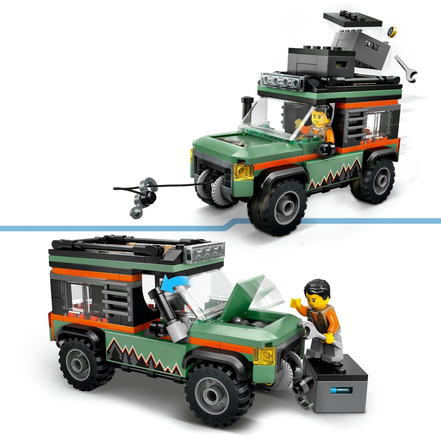 LEGO city - 4x4 terreinwagen voor in de bergen constructiespeelgoed (60447)