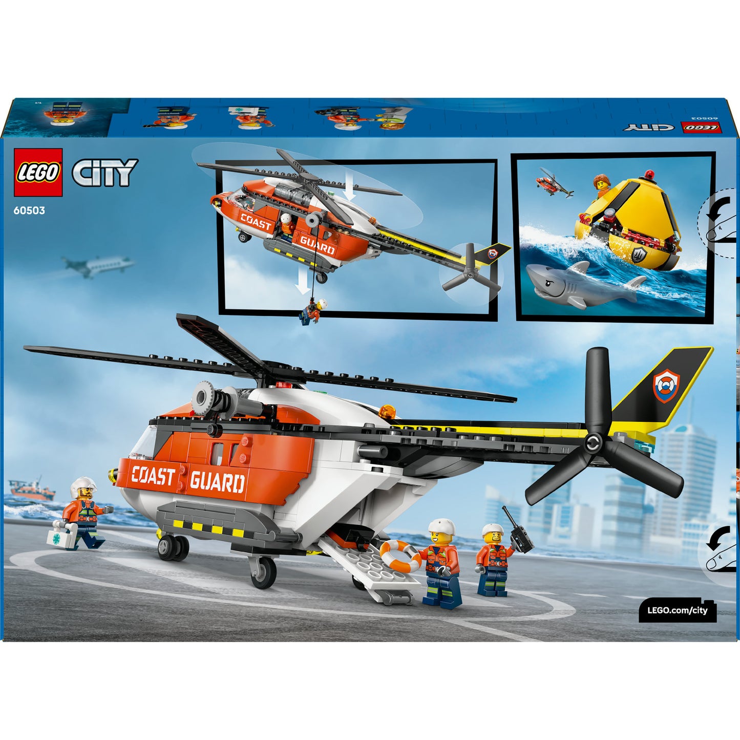 LEGO city 60503 kustwacht helikopter