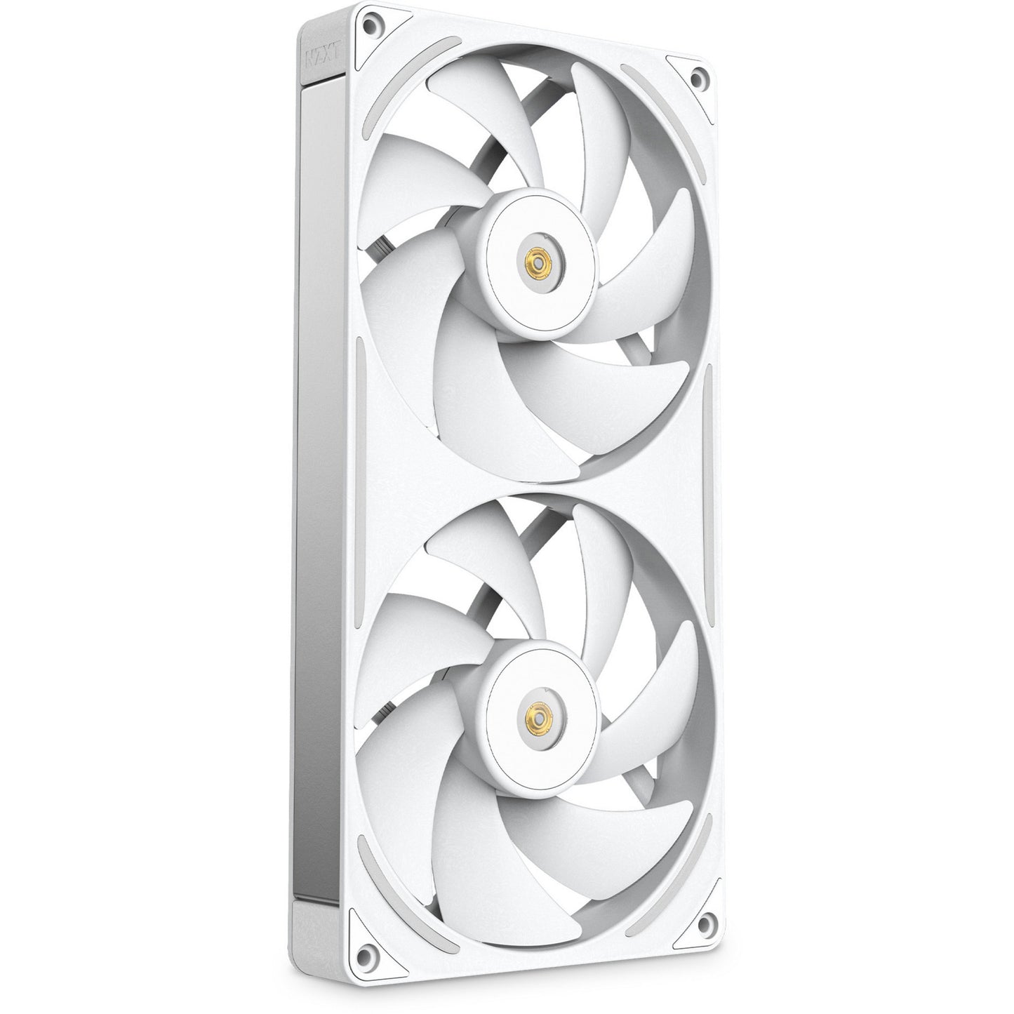 NZXT performance fan f280x rgb case fans (wit, 2 stuks, 280 x 140 x 30 mm, pwm)