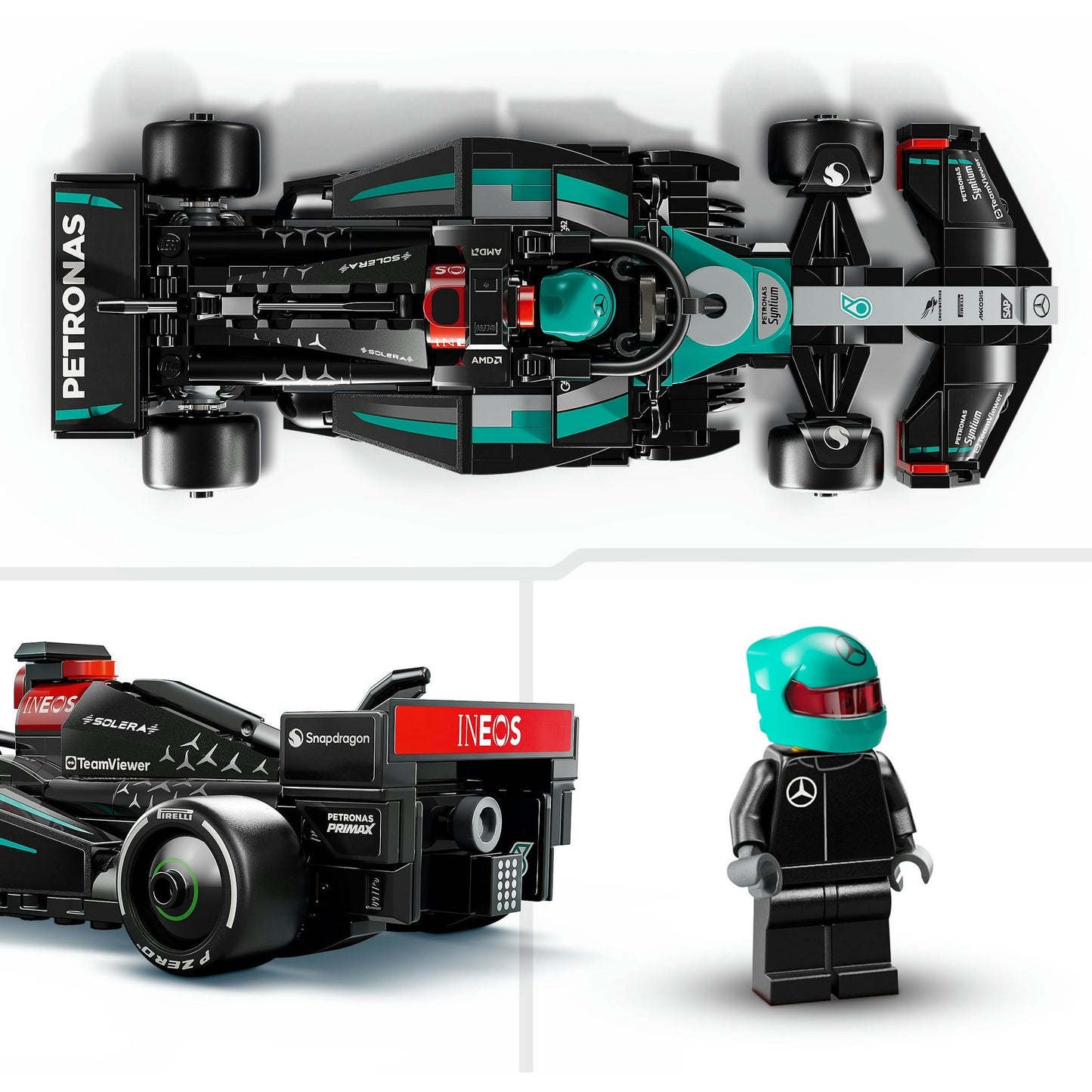 LEGO speed champions 77244 mercedes-amg f1 w15 racewagen
