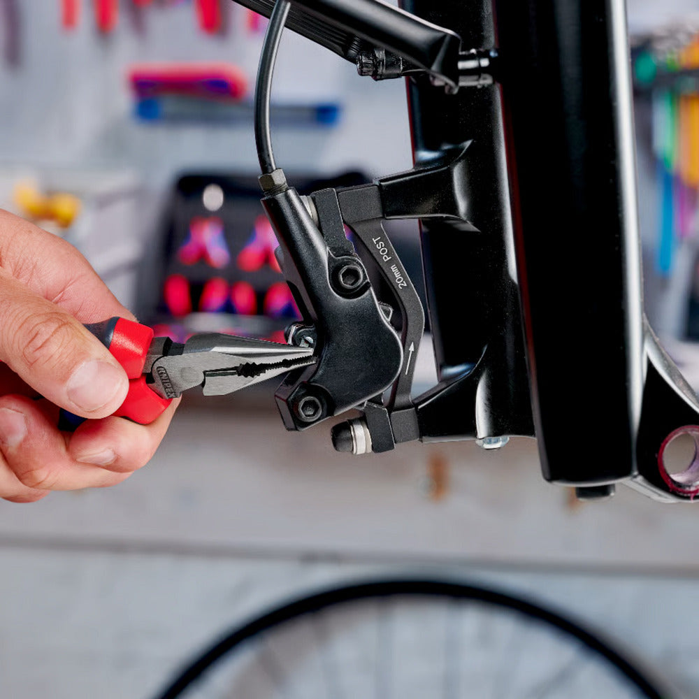 KNIPEX spitse kombitang combinatietang (rood blauw)
