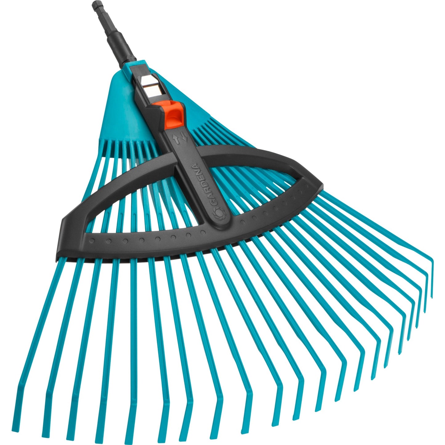 GARDENA combisystem kunststof verstelbare bladhark (turquoise, 3099-20)