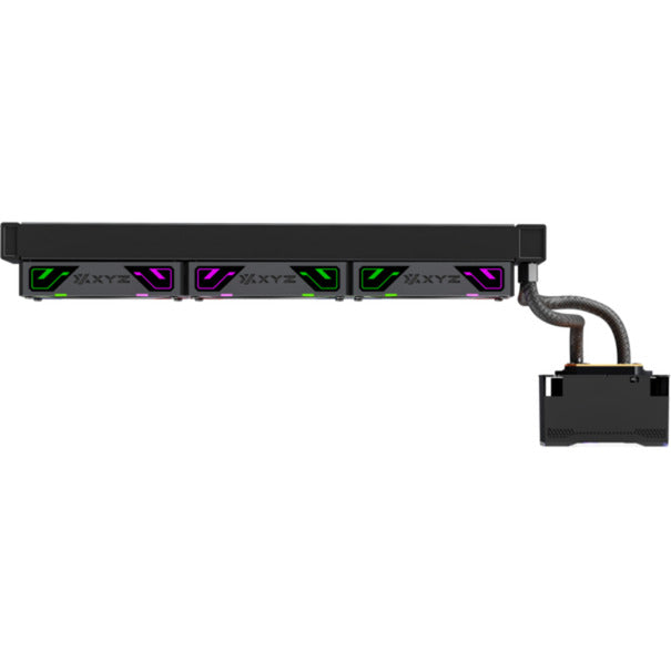 XYZ PC Gear Hydroview AIO 360 waterkoeling (Zwart, ARGB, PWM)