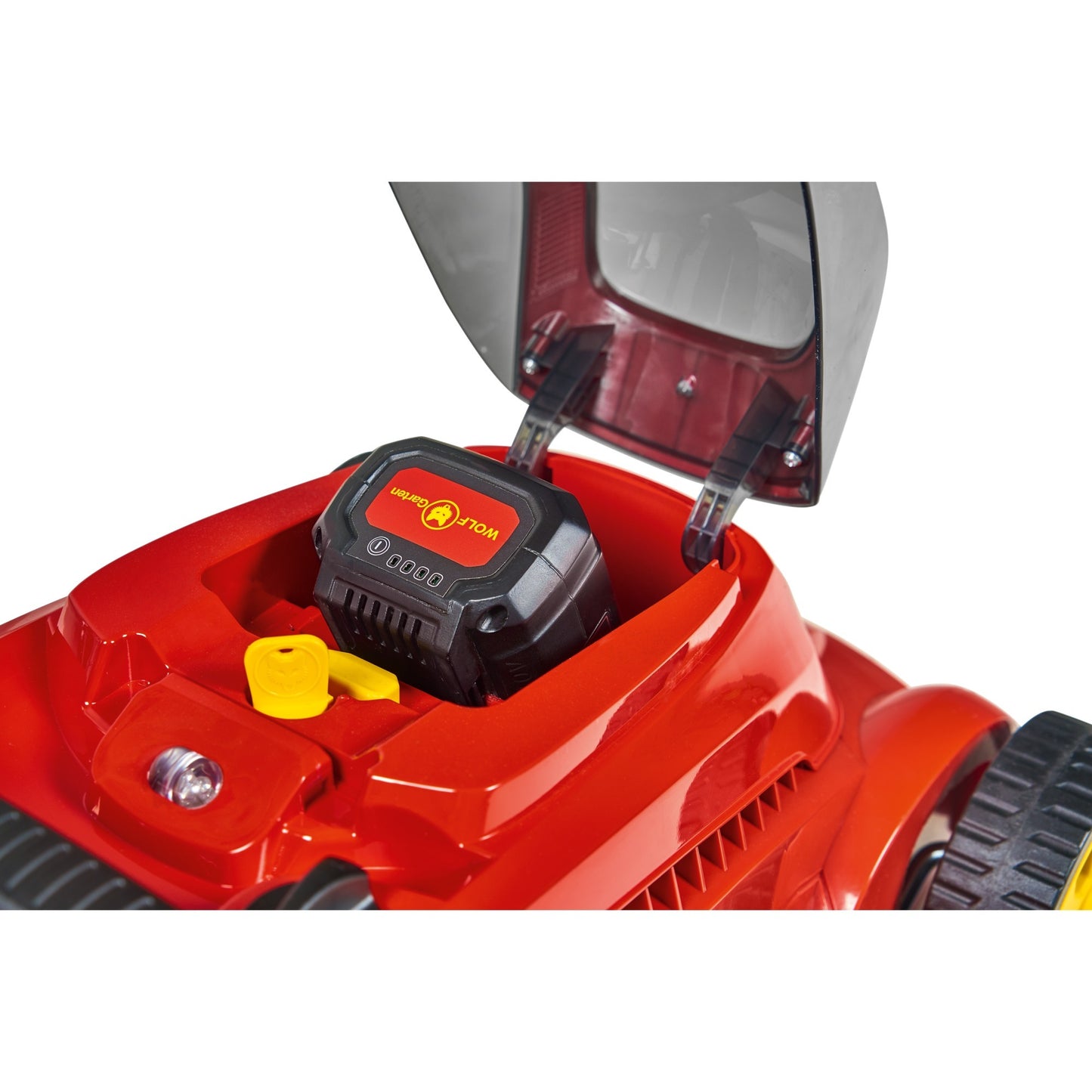 WOLF-Garten lycos 40 370 m 40 li-ion power accu grasmaaier (rood, accu inbegrepen)
